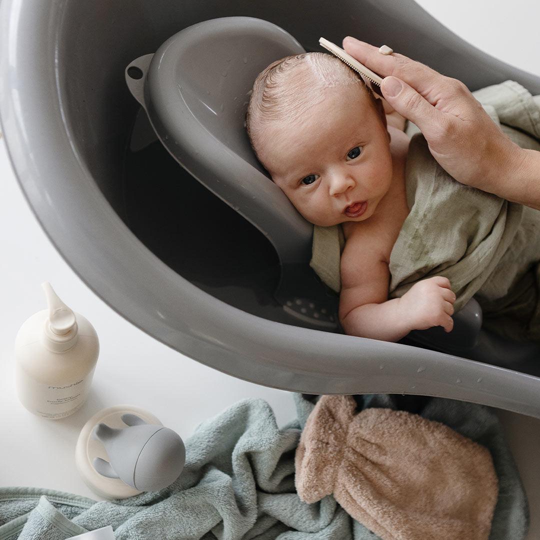  Mushie Cradle Cap Brush | 2-Pack - Blush/Shifting Sand、mySite、merchandisen