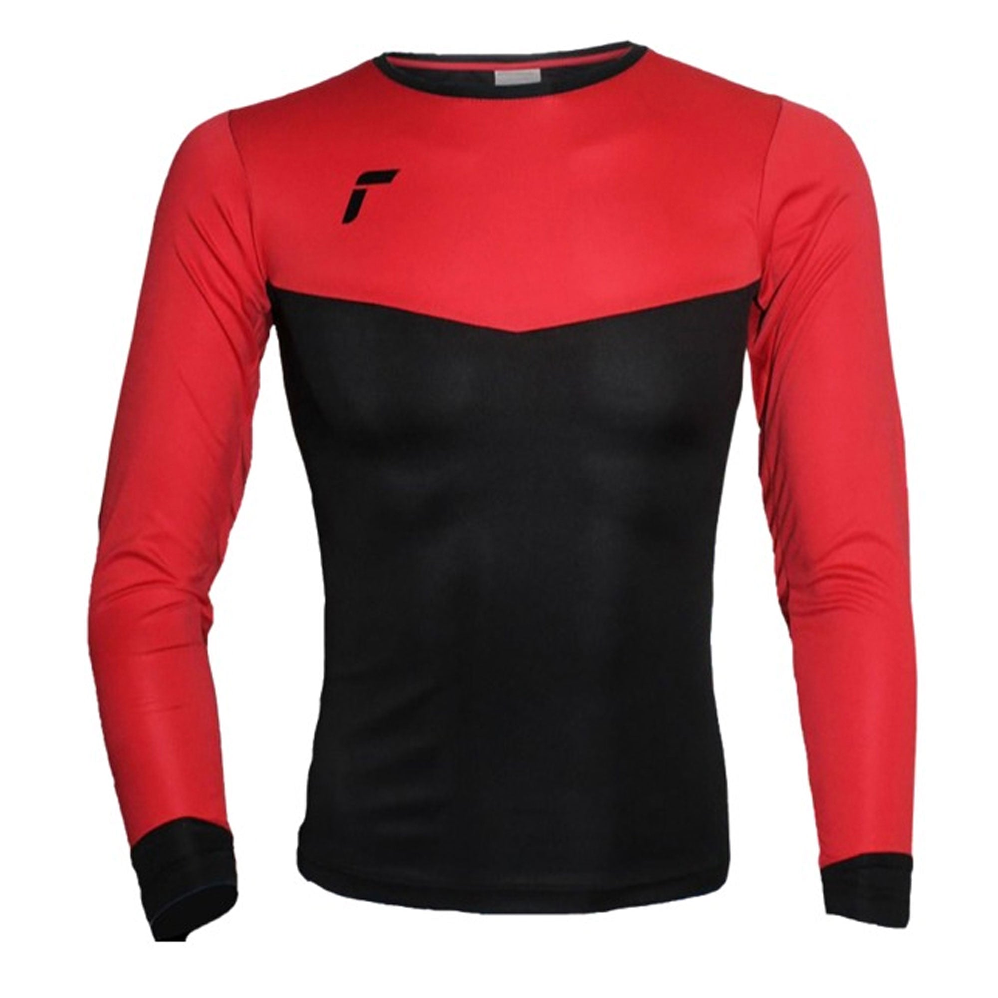 Reusch Men's Match Long Sleeve II Padded Goalkeeper Jersey Red/Black、mySite、bottomscart