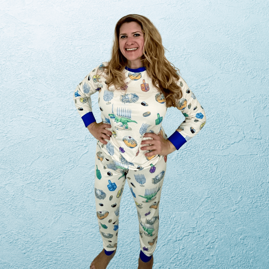 Hanukkah Light and Latkes Women's Pajamas - (Sizes S - 4XL)、mySite、topwebapps