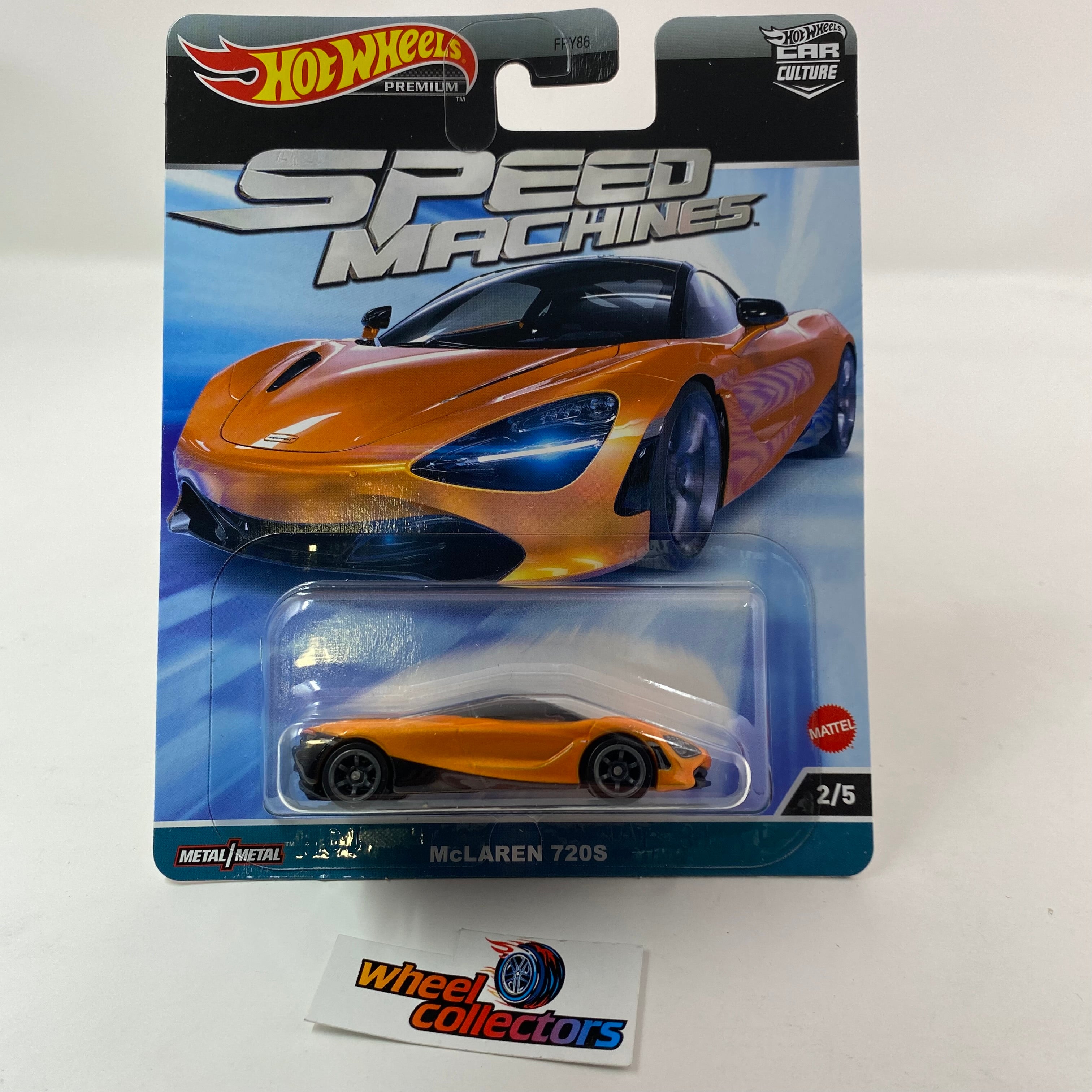 McLaren 720S #2 * ORANGE * 2023 Hot Wheels Car Culture SPEED MACHINES Case A、mySite、hgirdovlk