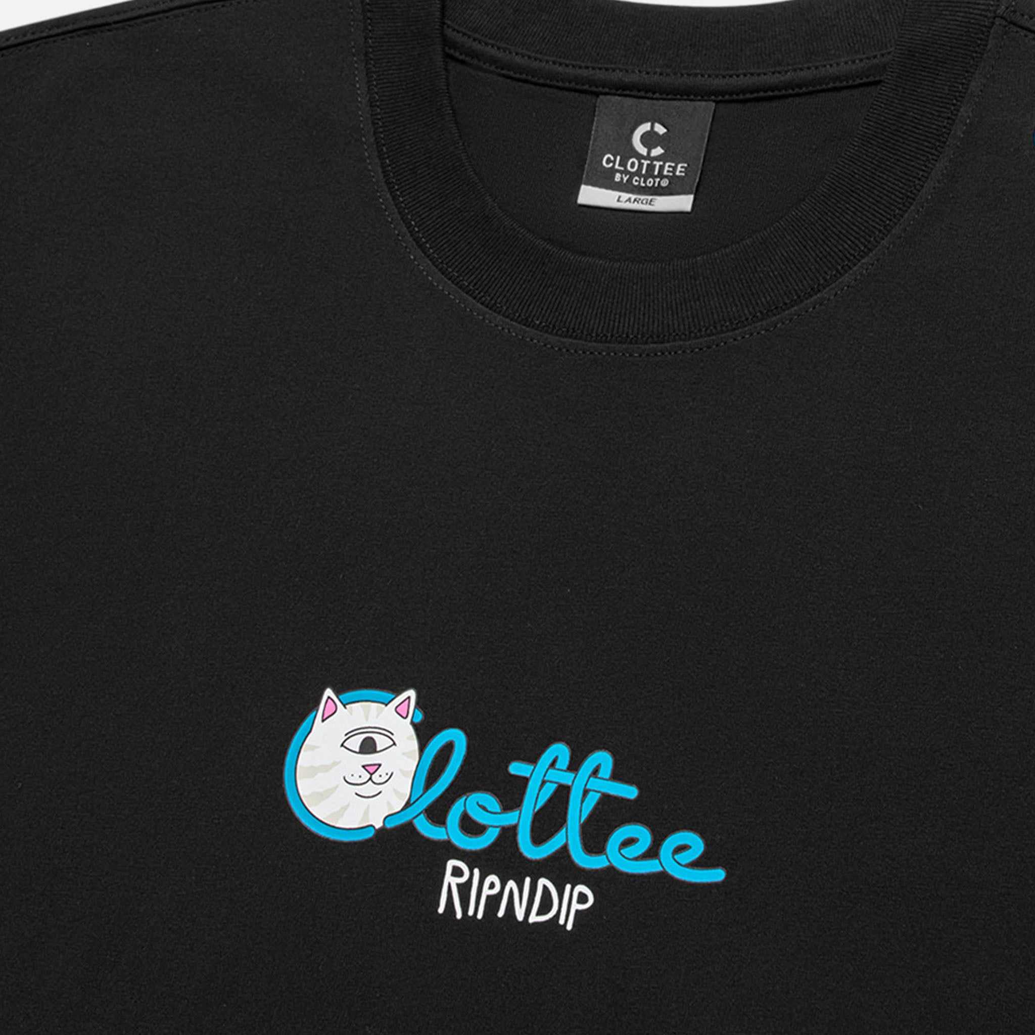  Ripndip x Clottee Tee (Black)、mySite、merchandisen