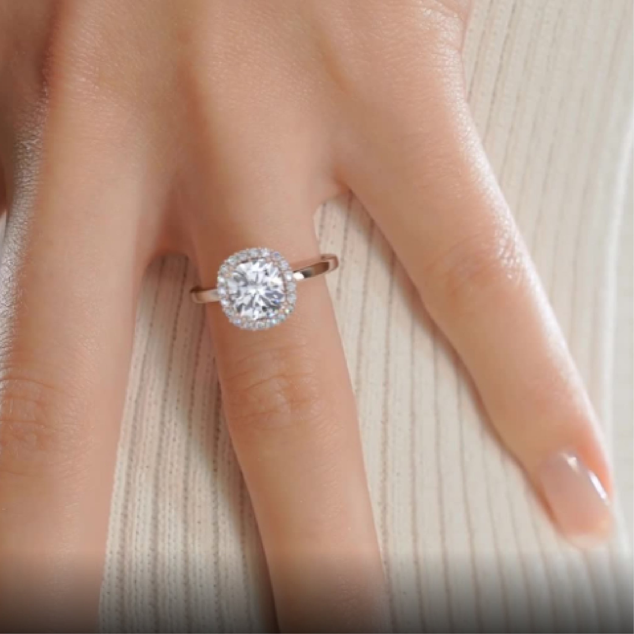 Bailey Lab Grown Diamond Ring -14K Rose Gold、mySite、hinf8tx79