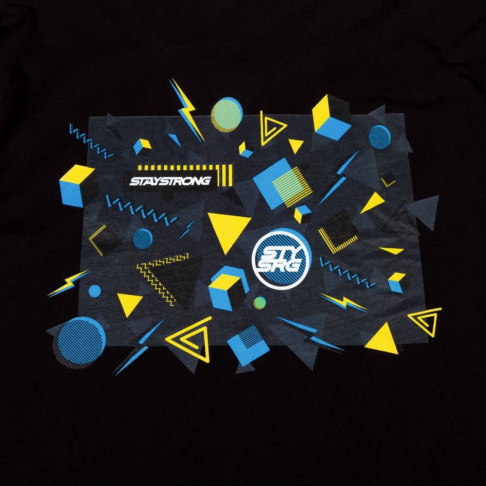  Stay Strong Block T-Shirt - Black、mySite、merchandisen