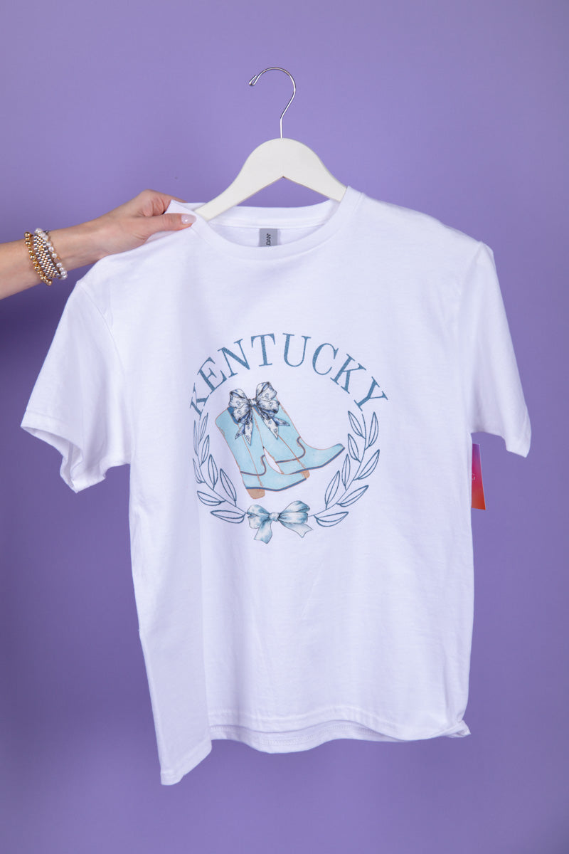 Kentucky Preppy Boots Tee - Girls Graphic、mySite、hinf8tx79