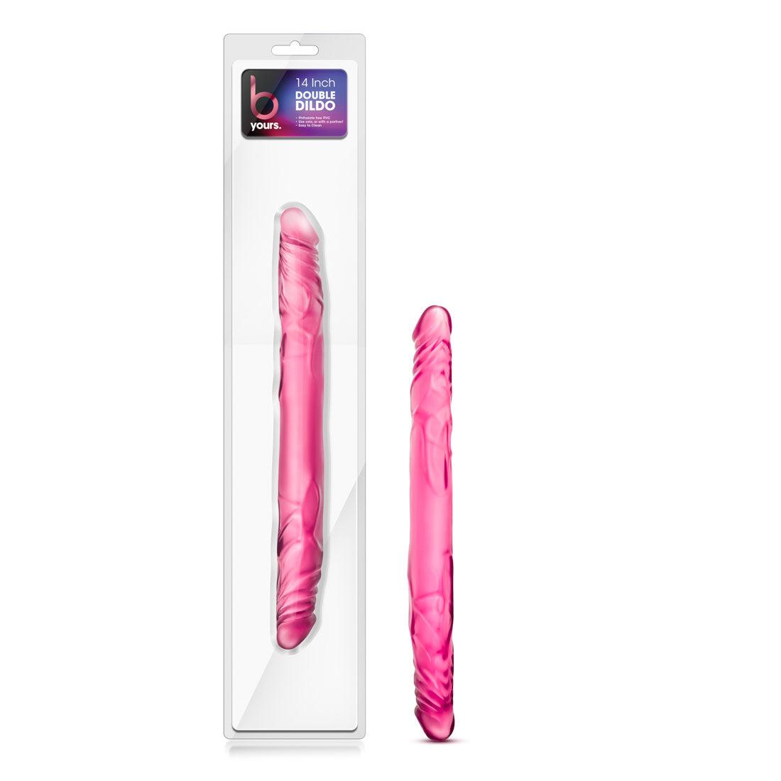 B Yours By Blush® | Pink 14-Inch Long Dildo、mySite、bottomscart