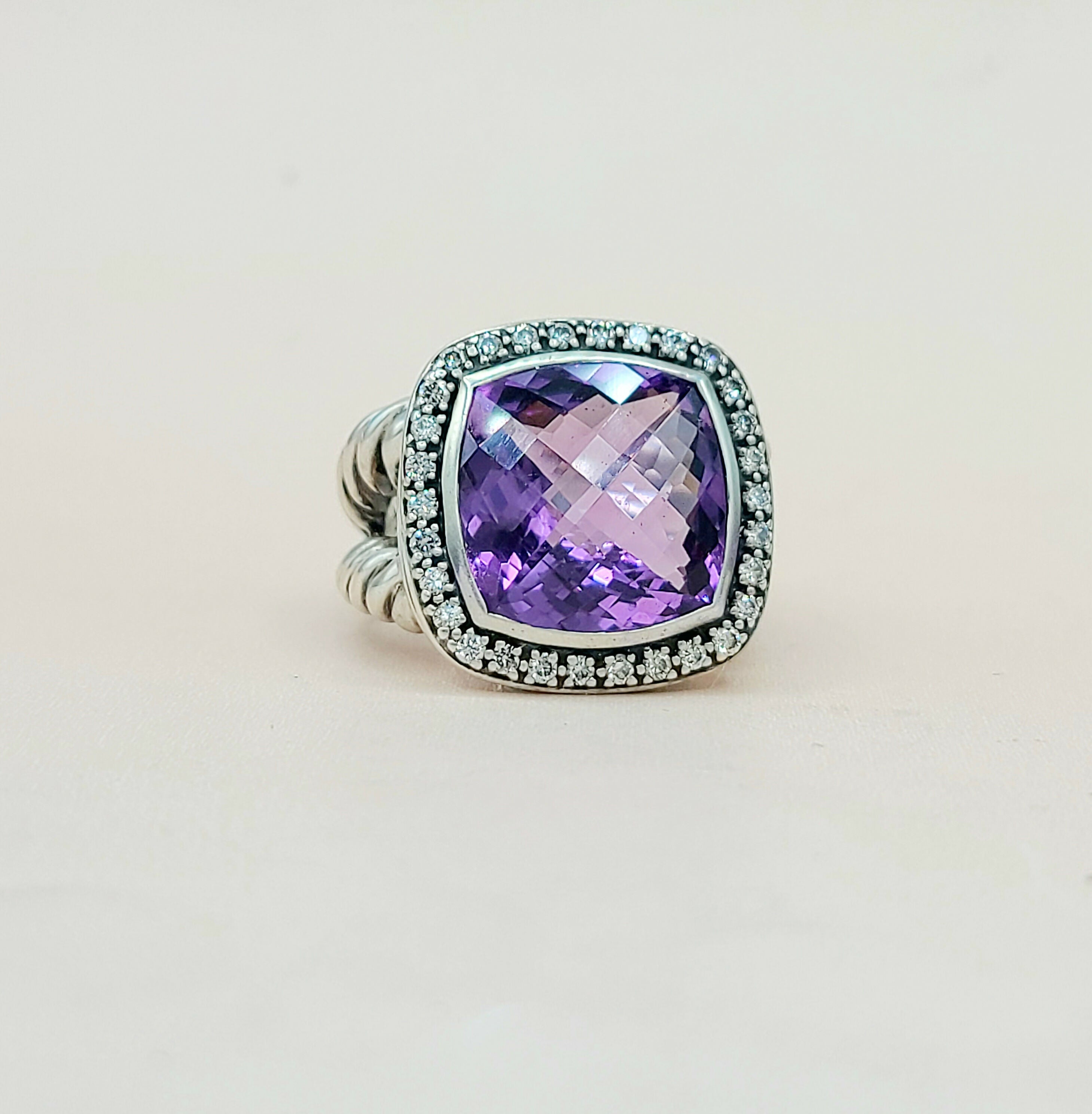 David Yurman Albion Moonlight Ice Ring 14mm Amethyst、mySite、hinf8tx79