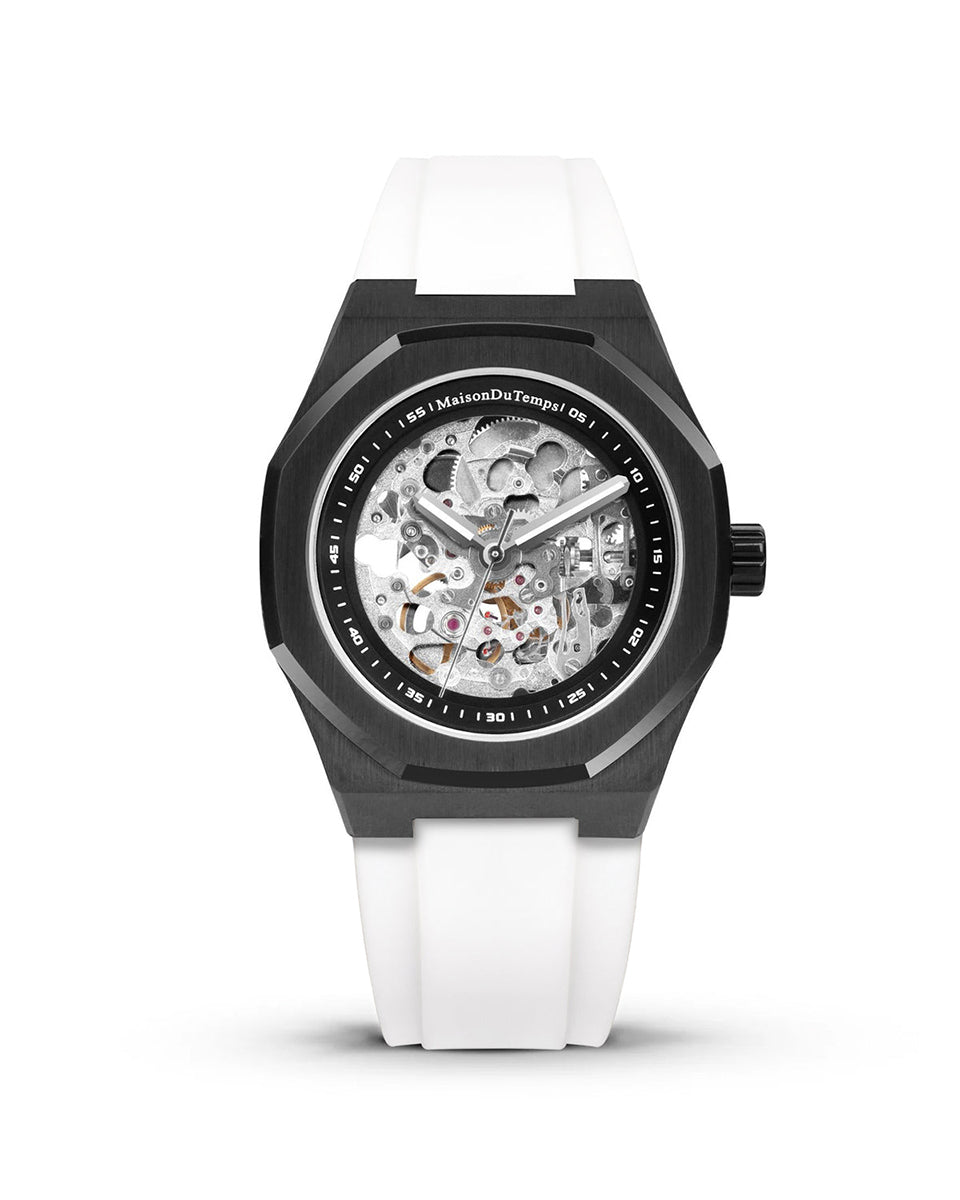  MTBeta Skeleton Black Edition Silicone Blanc
