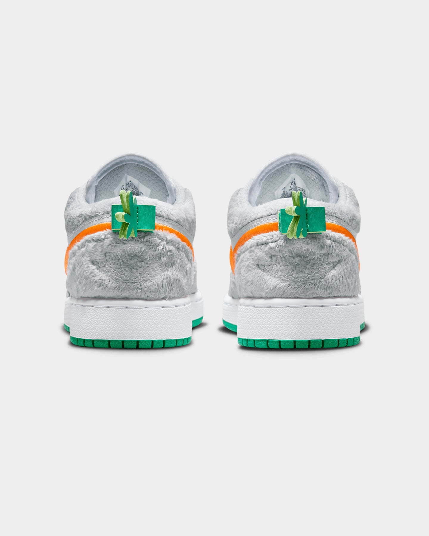 Jordan Kids' Air Jordan 1 Low SE (GS) Rabbit Light Smoke Grey/Total Orange/White/Stadium Green、mySite、zt4zffjzw