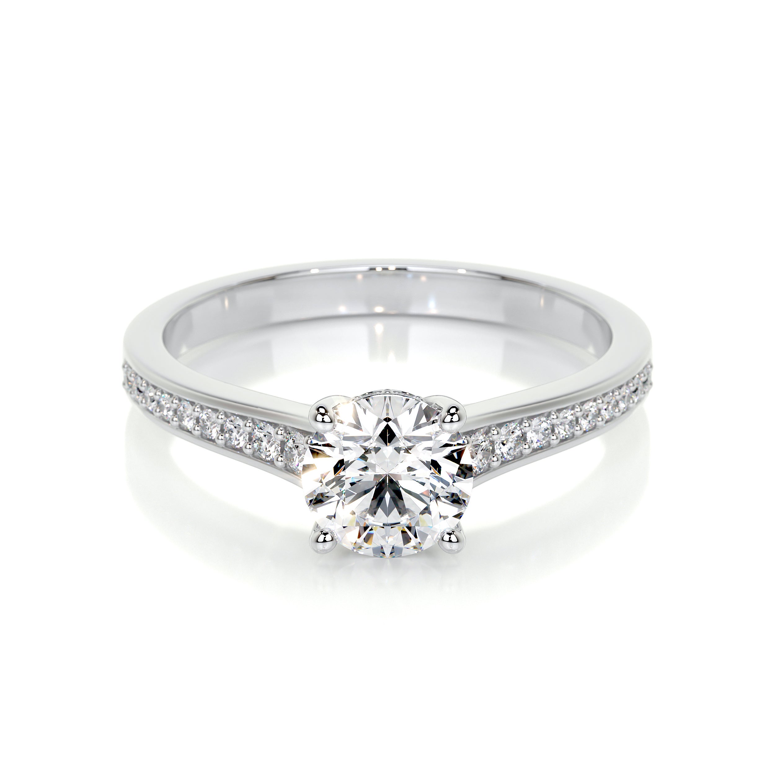 Lily Lab Grown Diamond Ring -18K White Gold、mySite、hinf8tx79