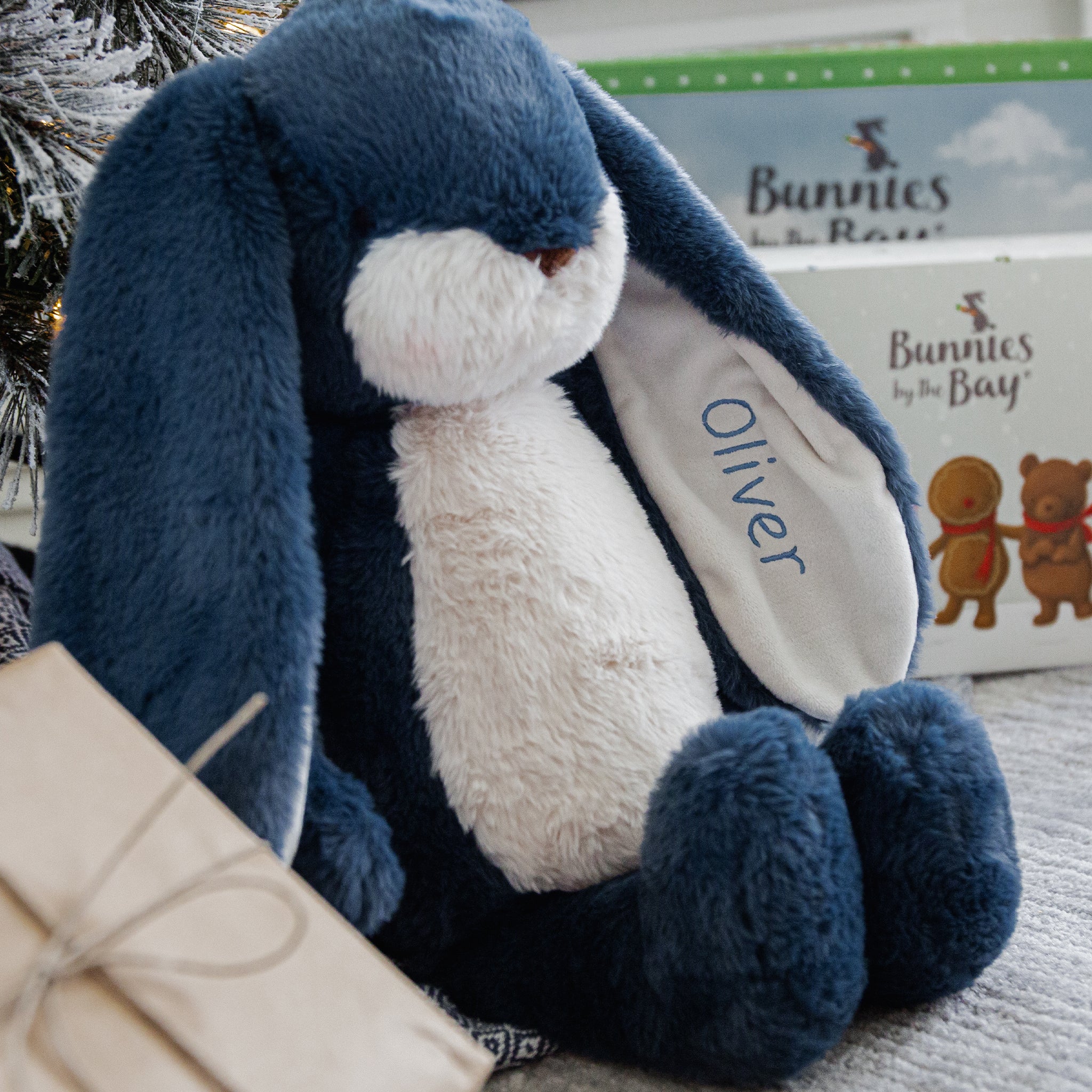 RETIRED - Sweet Floppy Nibble 16�� Bunny - Starry Night Blue、mySite、g9winljtr