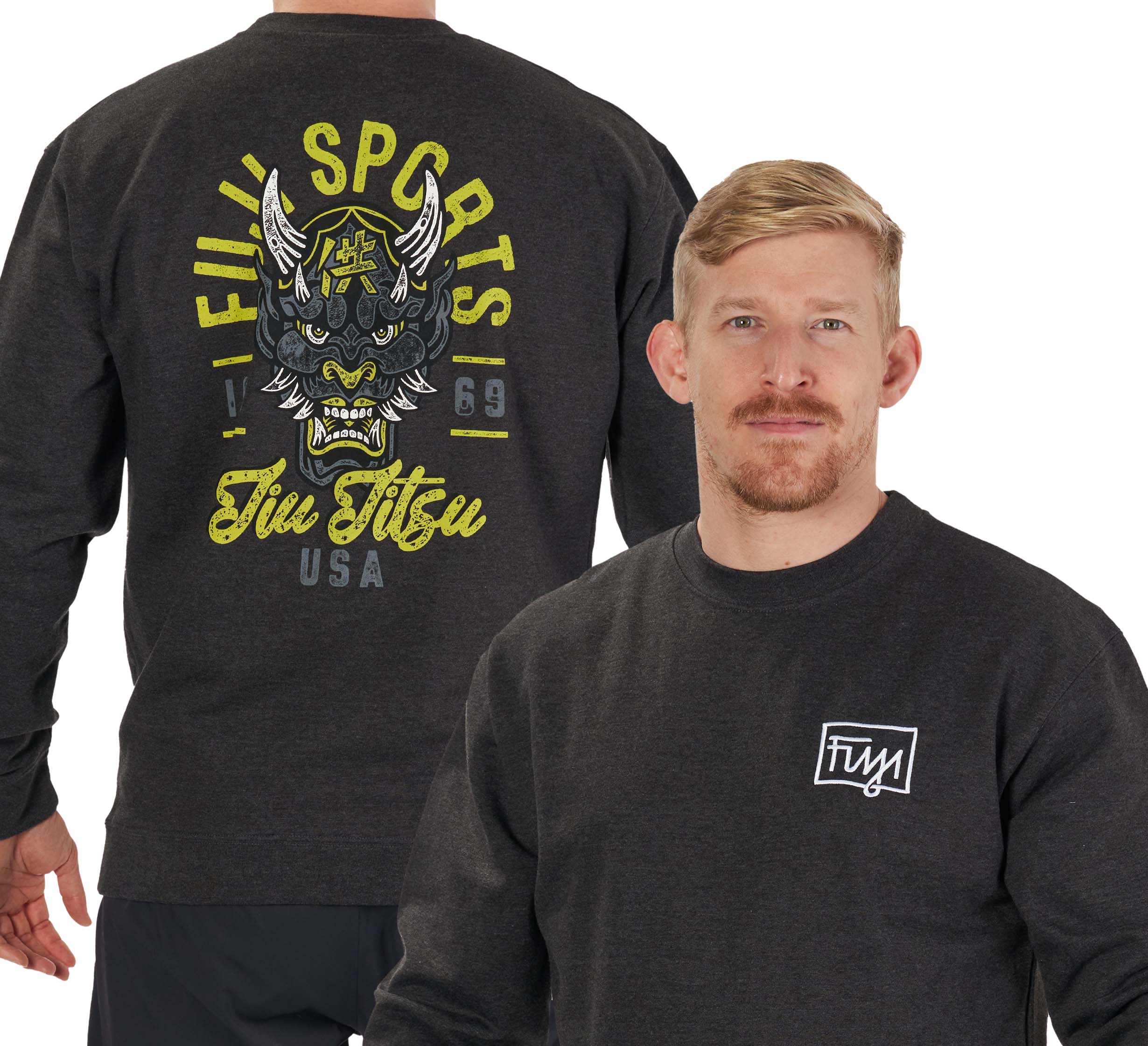 FUJI Demon Crewneck Charcoal Grey、mySite、gigharbornorthrealestate