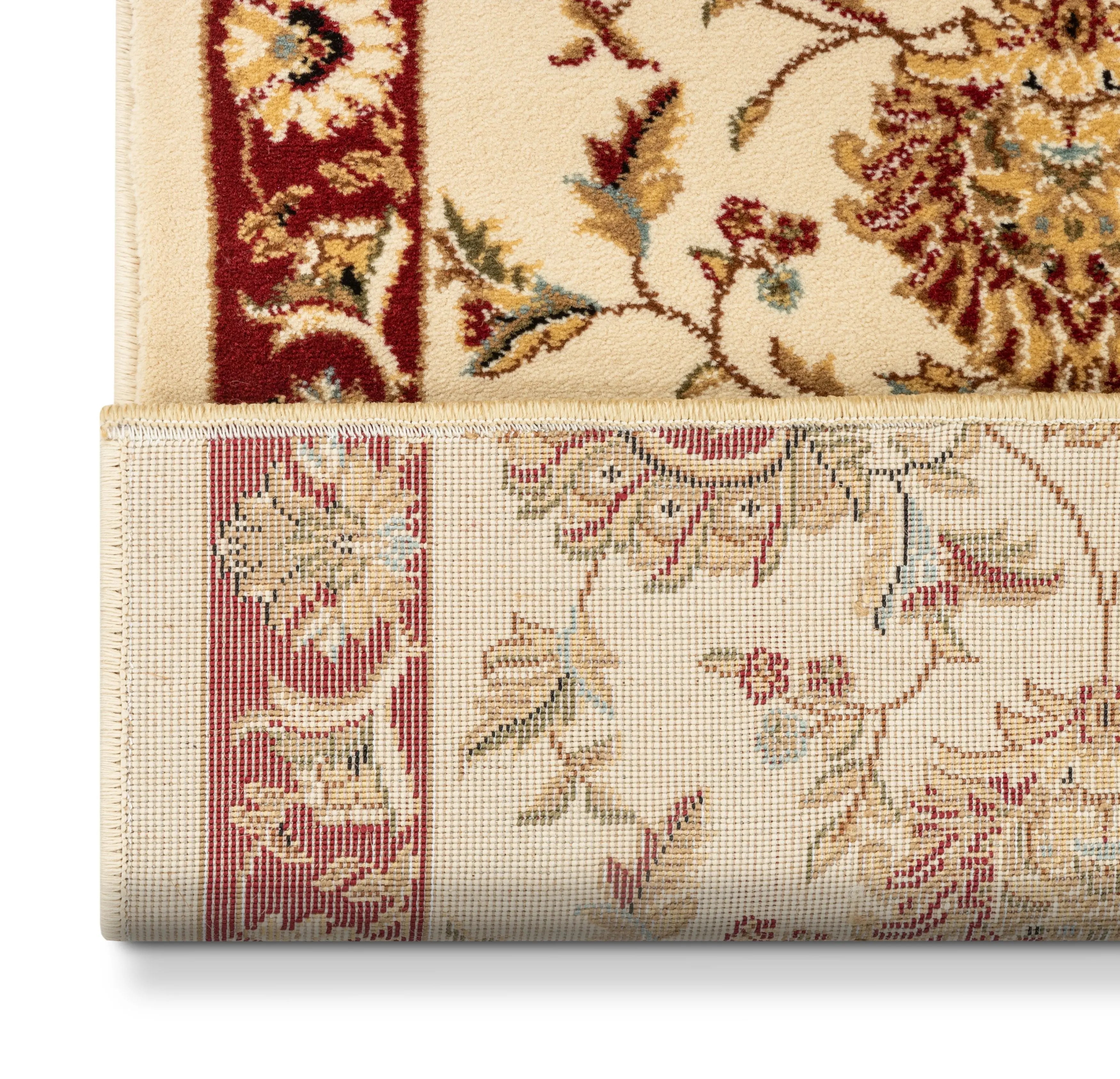 Abbasi Custom Size Runner Traditional Ivory Choose Your Width x Choose Your Length Hallway Runner Rug、mySite、gigharbornorthrealestate