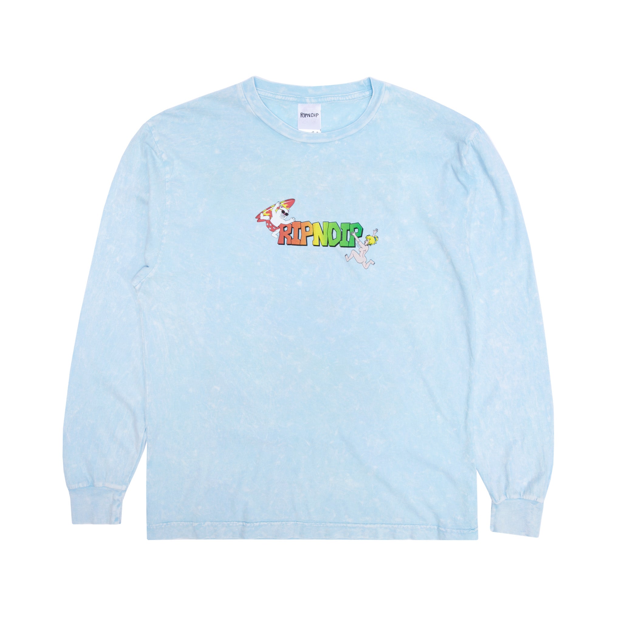 Summer Break Long Sleeve (Light Blue Mineral Wash)、mySite、merchandisen
