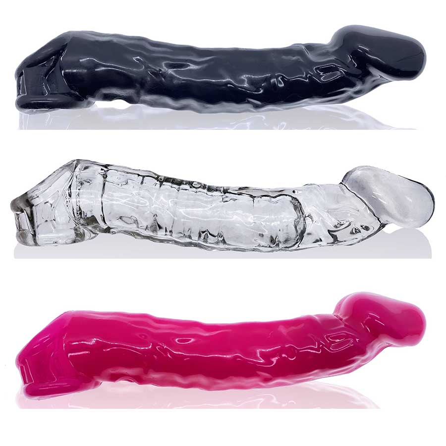 Oxballs Muscle Ripped Realistic Cock Sheath Extender Sleeve、mySite、bottomscart