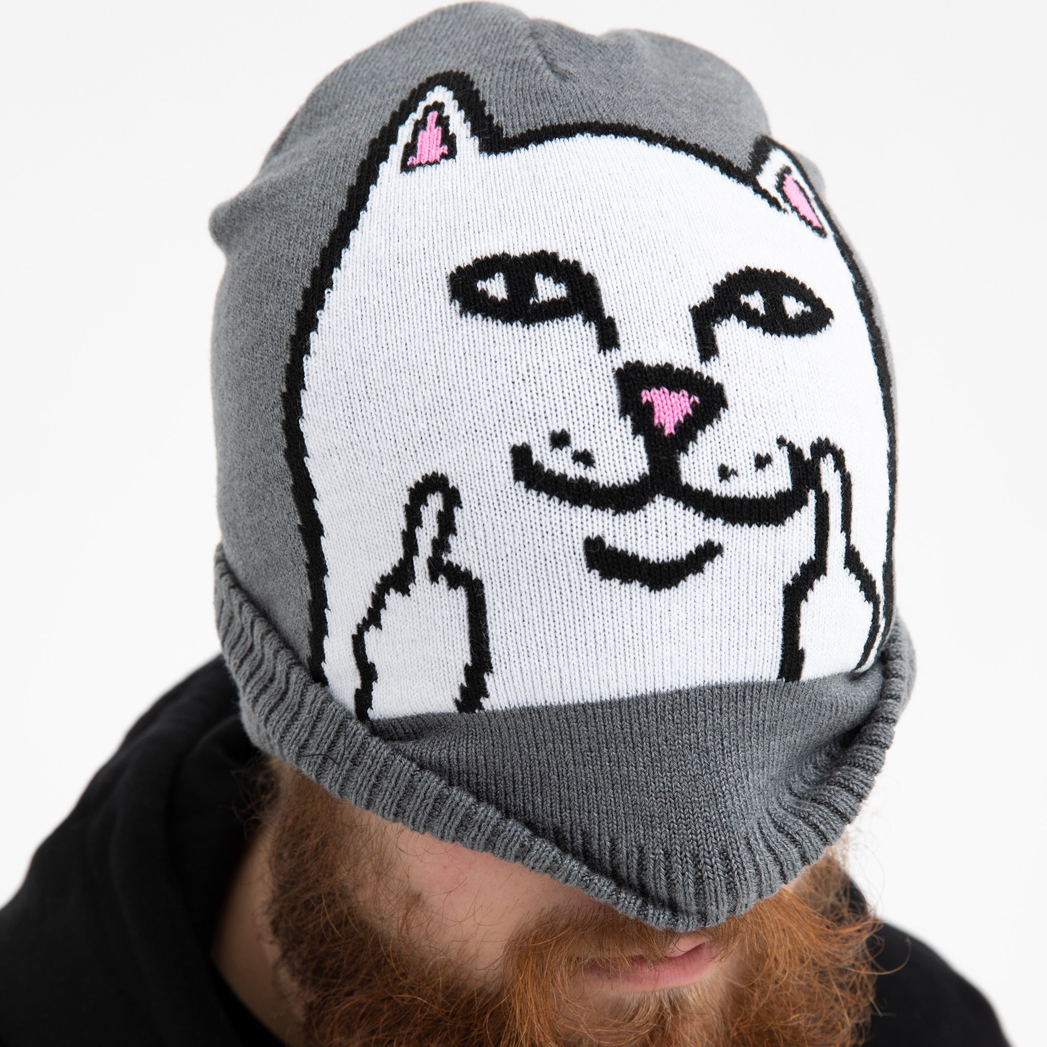  Peeking Nermal Beanie (Grey)、mySite、merchandisen