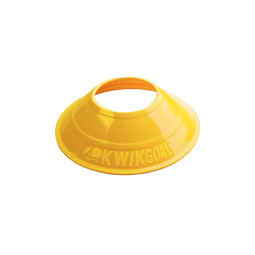 Kwik Goal Mini Disc Cones (25 pack) Yellow、mySite、noshort