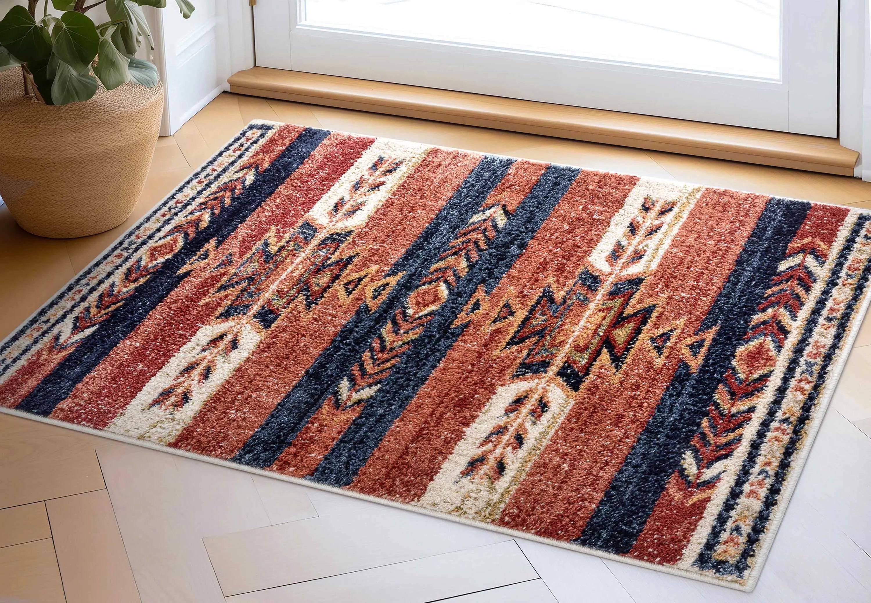 Dustin Southwestern Tribal Medallion Crimson Rug、mySite、gigharbornorthrealestate