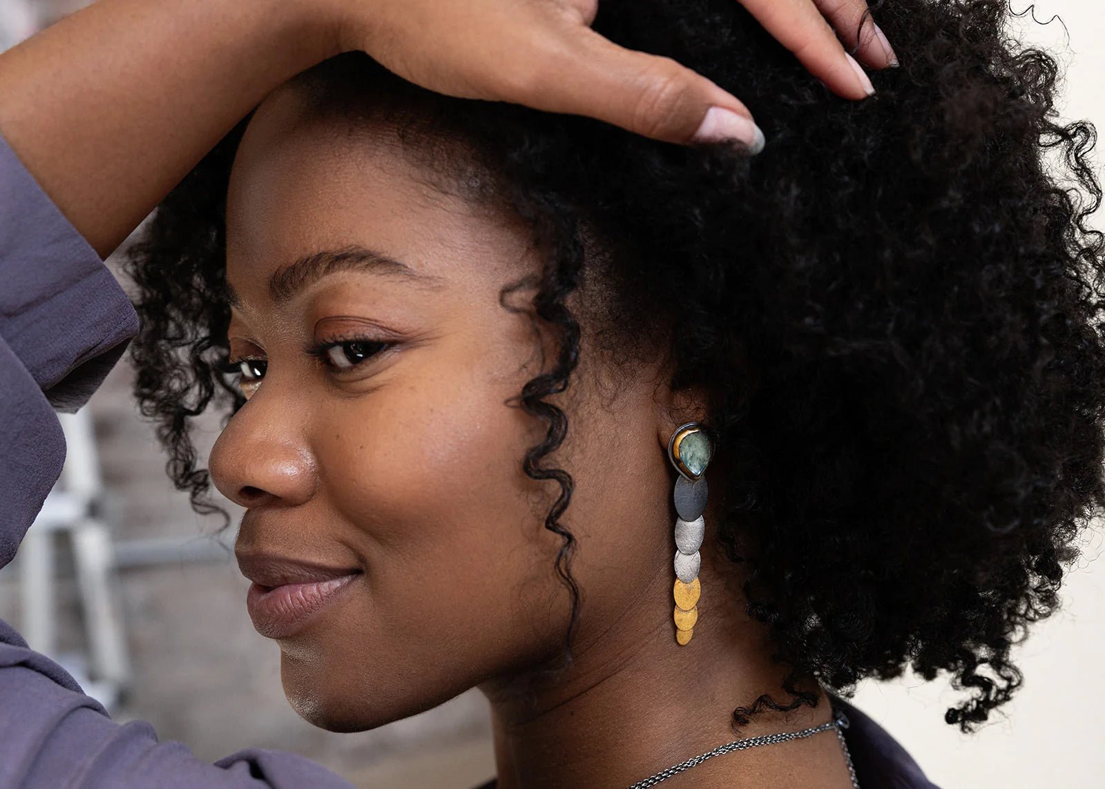  Oval Pivot Earrings、mySite、elrpsem3k