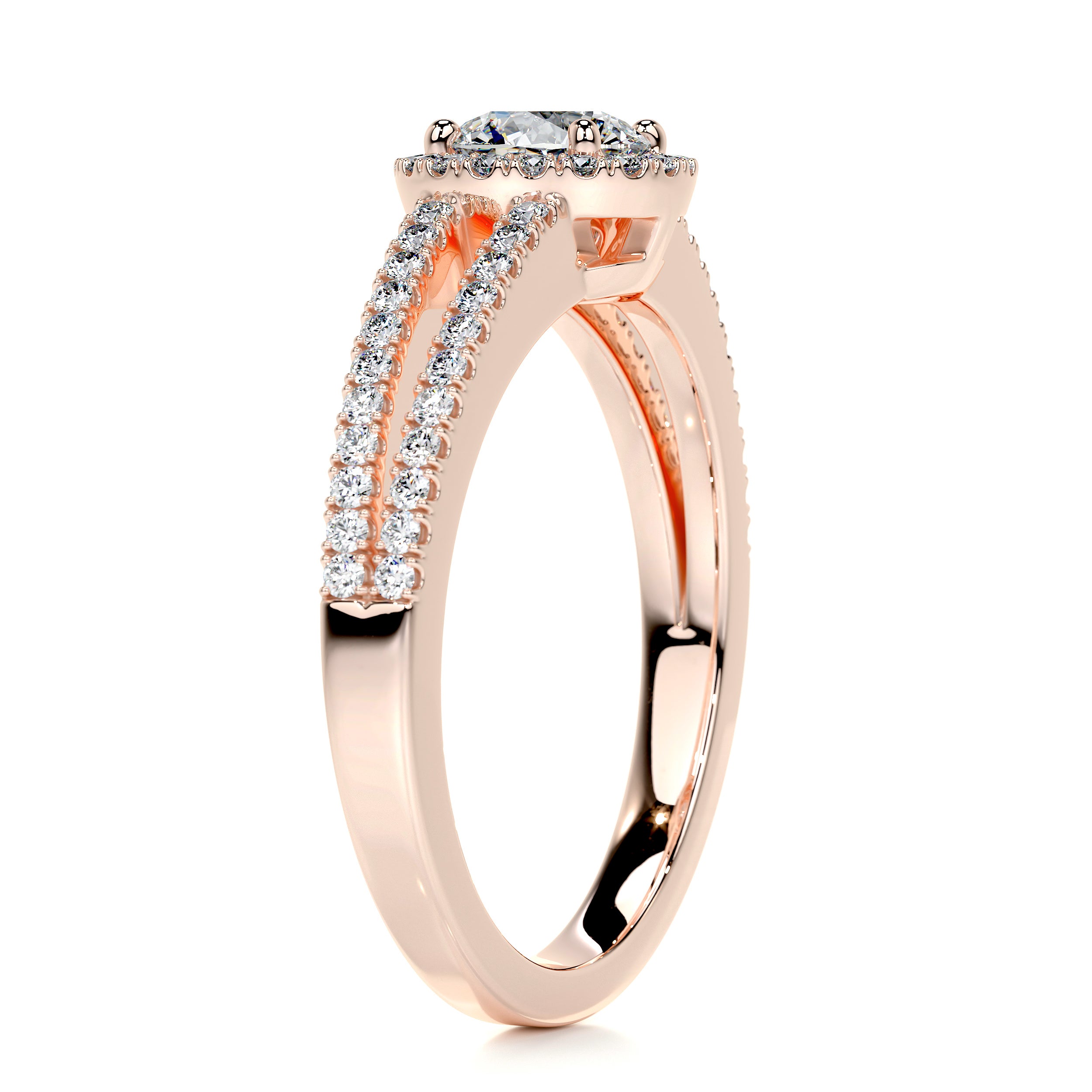 Ruby Diamond Engagement Ring -14K Rose Gold、mySite、hinf8tx79