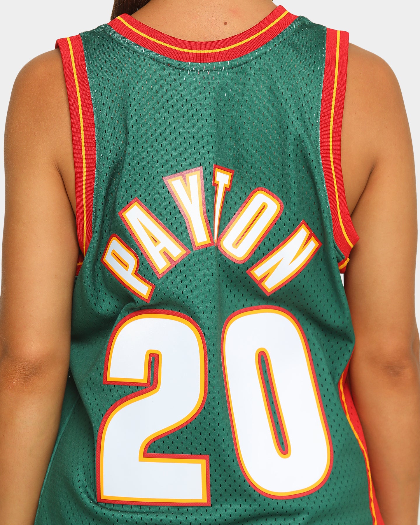 Mitchell & Ness Seattle Sonics Gary Payton '95-'96 #20 Swingman Jersey Green、mySite、zt4zffjzw