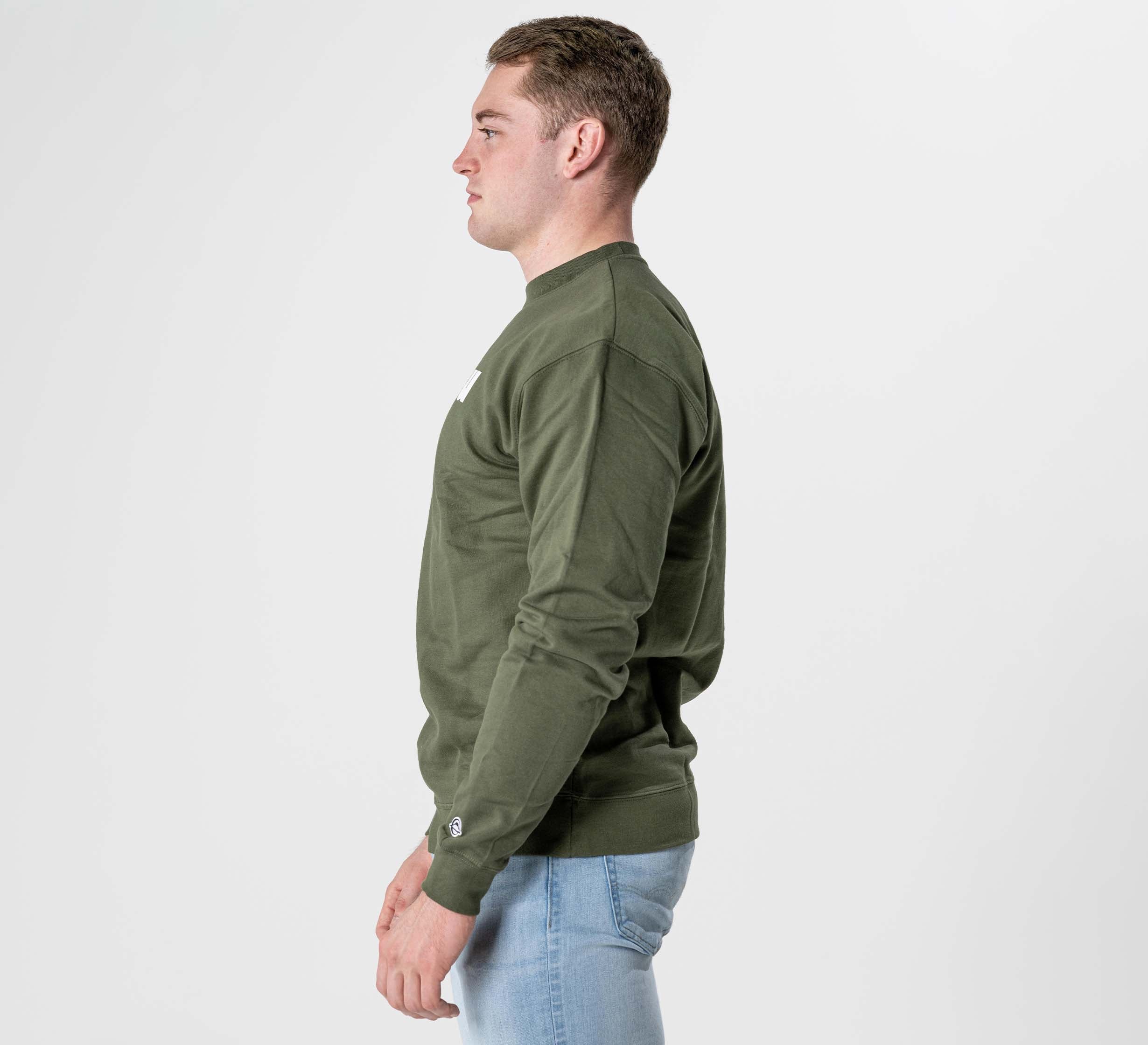 Jiu Jitsu Player Crewneck Military Green、mySite、gigharbornorthrealestate