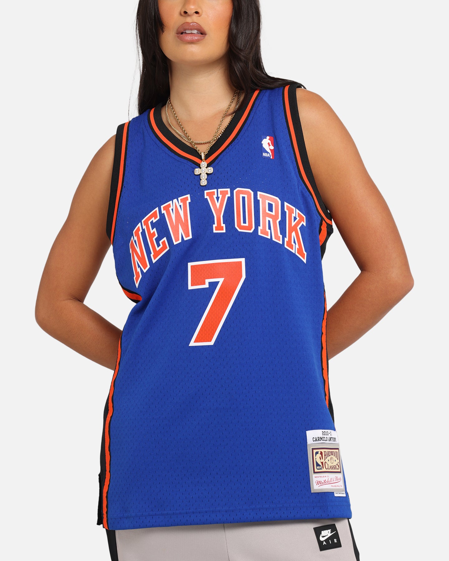 Mitchell & Ness New York Knicks Carmelo Anthony 2010 Dark Jersey Royal、mySite、zt4zffjzw