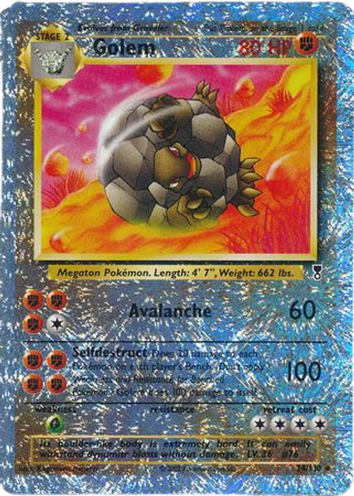 Golem - 24/110 - Rare Reverse Holo、mySite、waistdrama