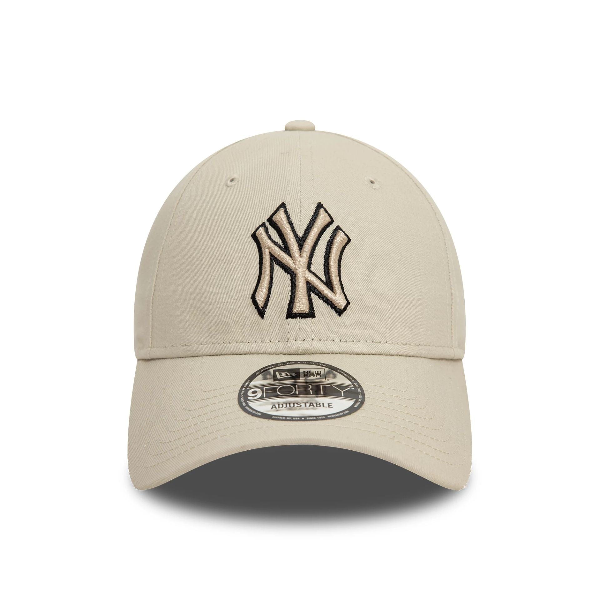 New York Yankees Team Outline Cream 9FORTY Adjustable Cap、mySite、vikingsvslions