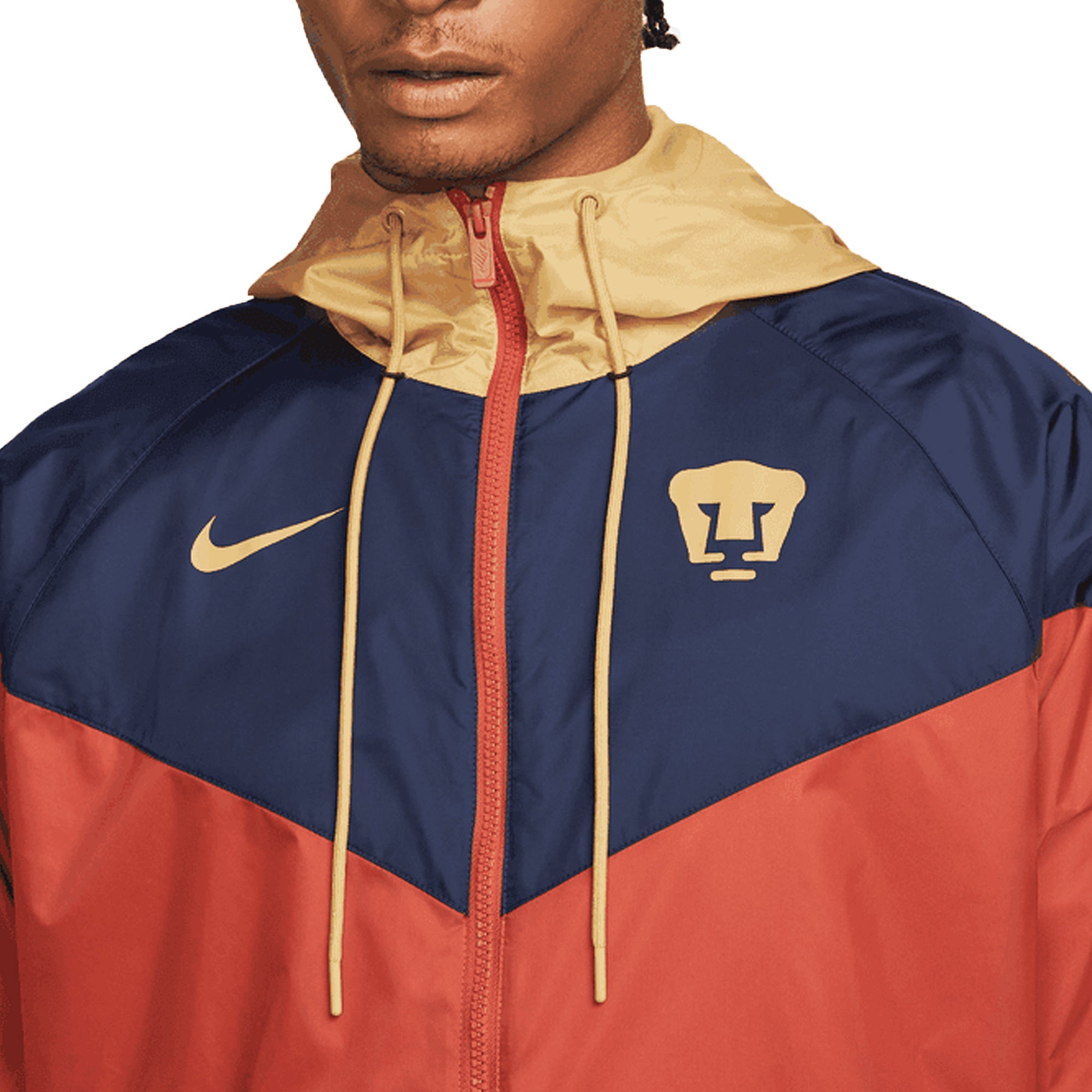 Nike Men's Pumas UNAM Windrunner Jacket 2022 Red/Navy/Gold、mySite、bottomscart