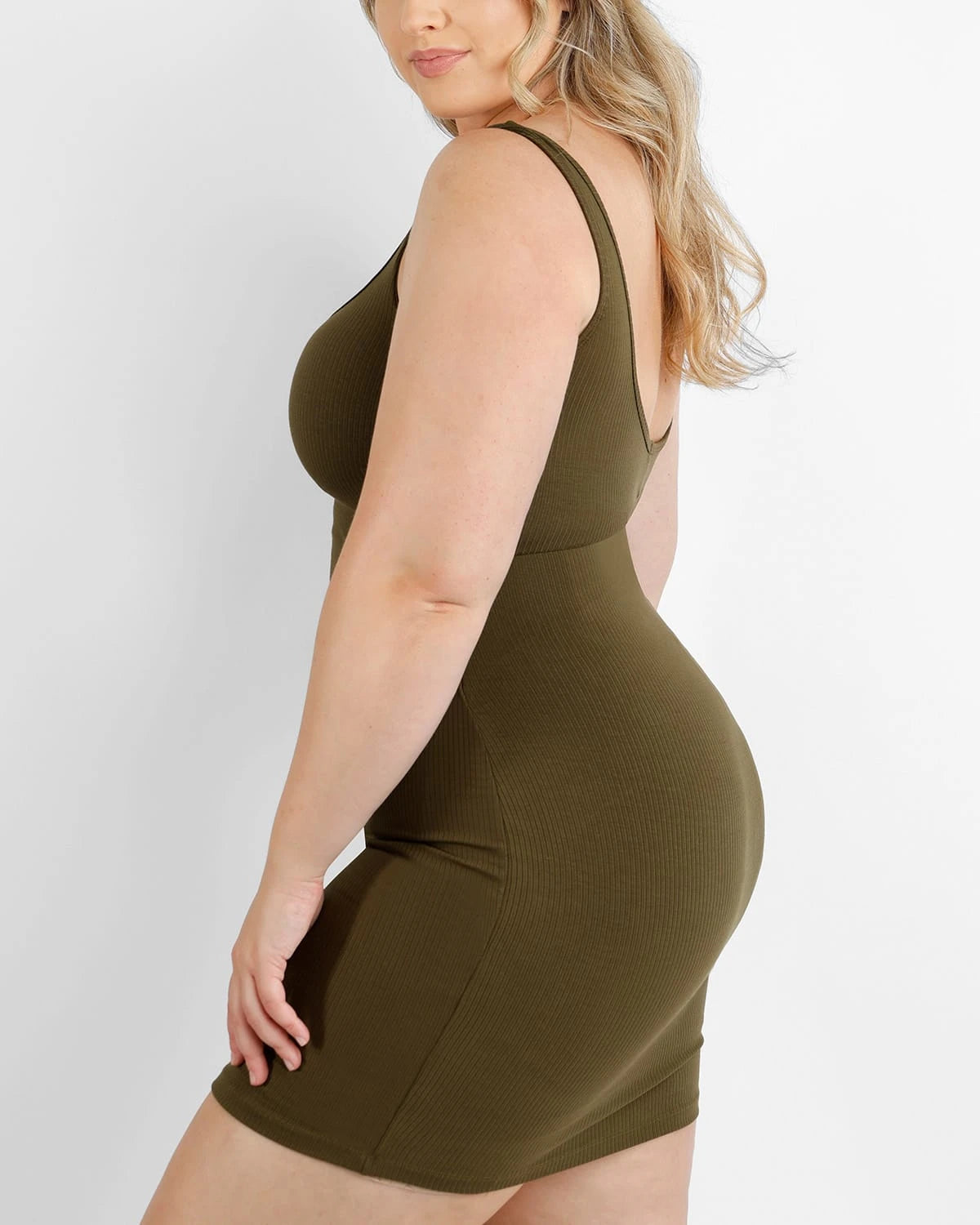 Cozy Ribbed Low-Back Shaping Dress、mySite、bengalsvssteelers