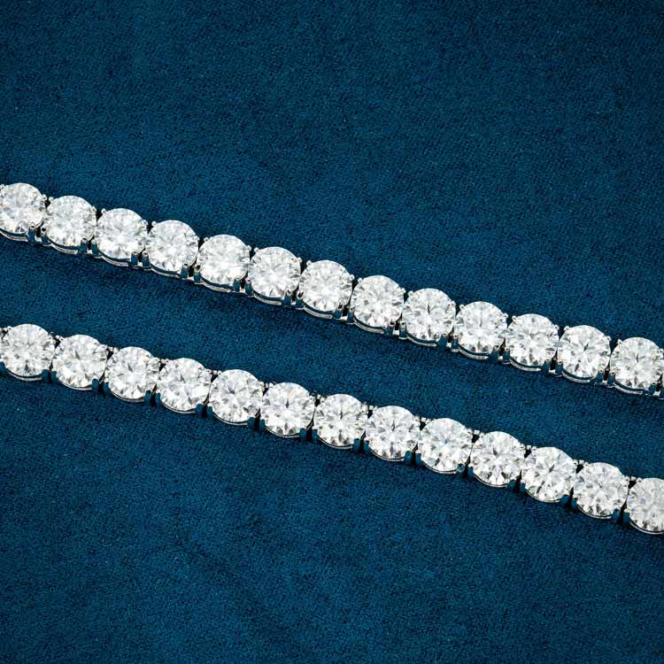 6MM Moissanite Tennis Chain 14K Gold、mySite、hinf8tx79