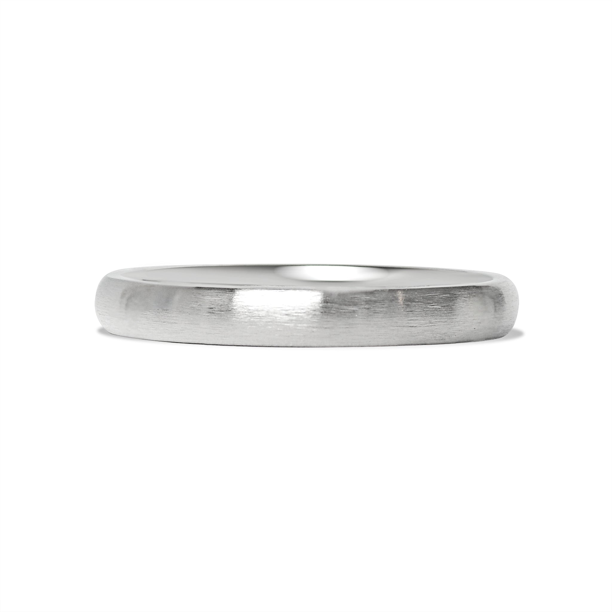 Stainless Steel Brushed Rounded Blank Ring / CFR2116、mySite、dreamappss