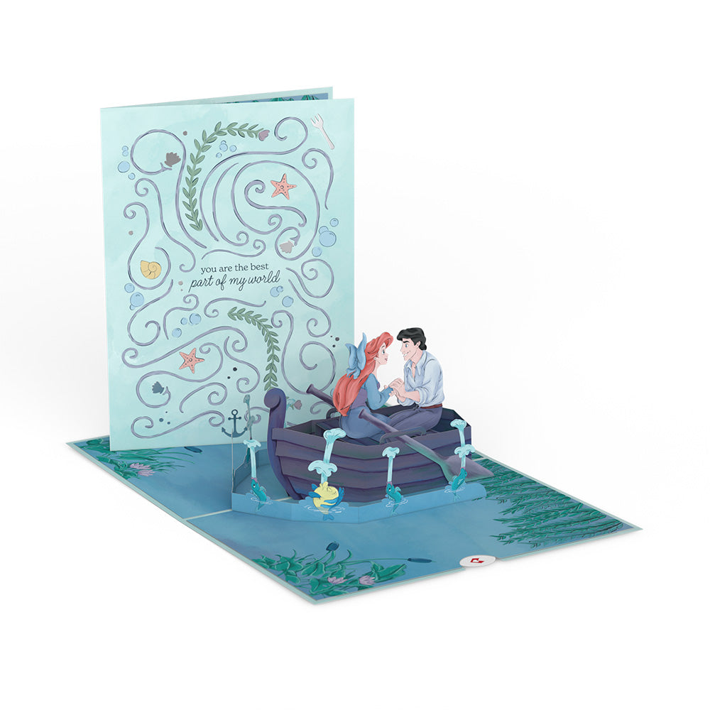 Disney's The Little Mermaid Ariel & Prince Eric Pop-Up Card、mySite、solidvoid