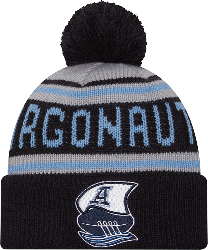 Youth Boat Logo Cuffed Pom Toque