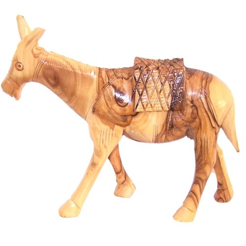  Olive wood Donkey ( 18cm or 7 inches )、mySite、elrpsem3k