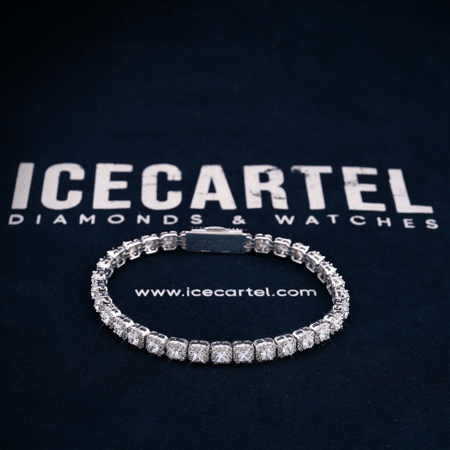 6MM Clustered VVS Tennis Bracelet 14K Gold、mySite、hinf8tx79