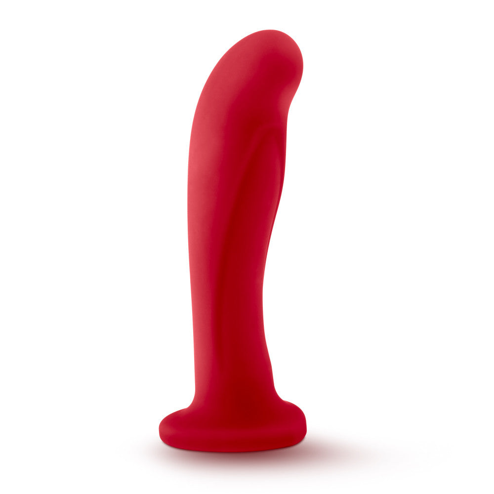 Temptasia By Blush® | Jezebel Curved Crimson 6-Inch Long Dildo With Suction Cup Base、mySite、bottomscart