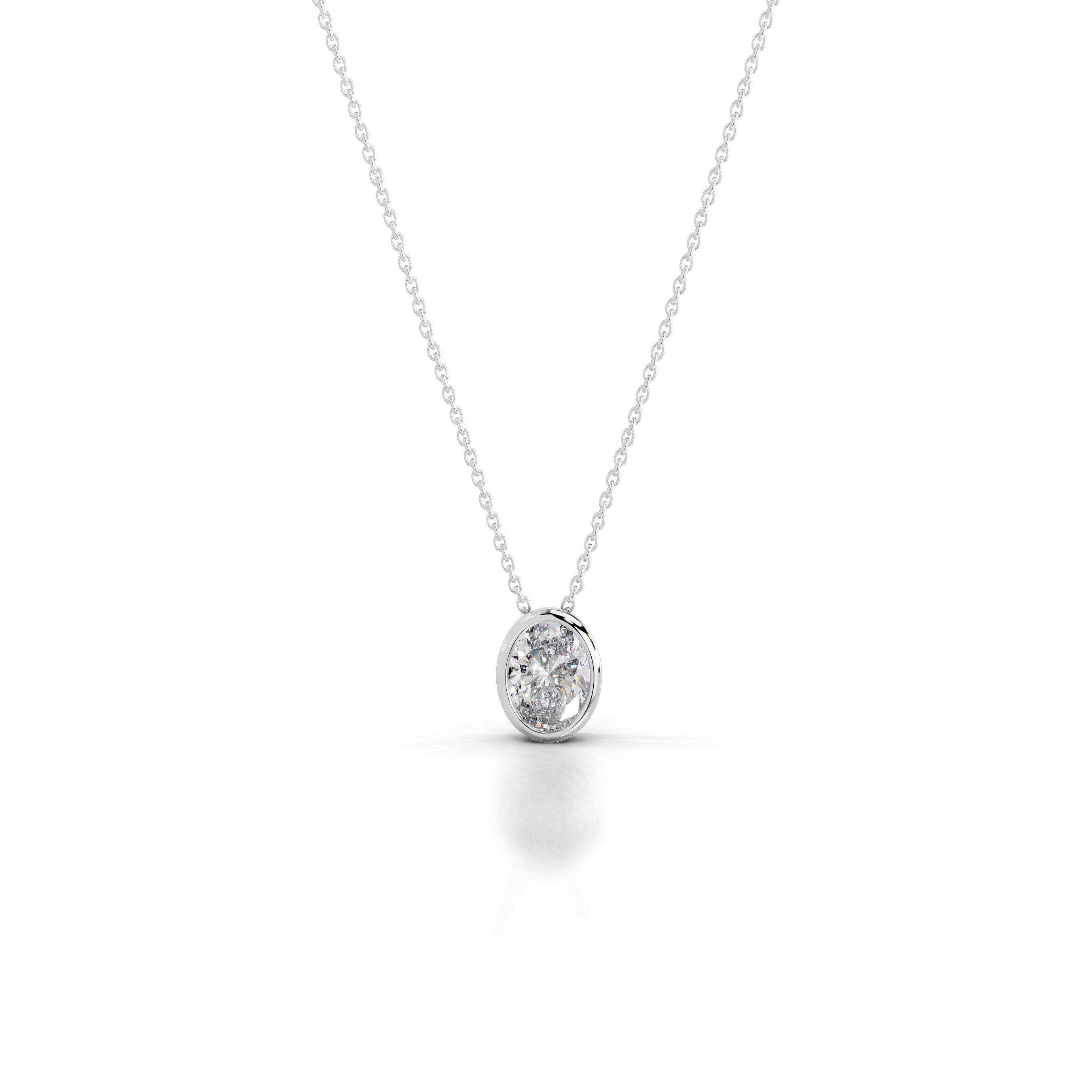 Gianna Lab Grown Diamond Pendant - 14K White Gold、mySite、hinf8tx79