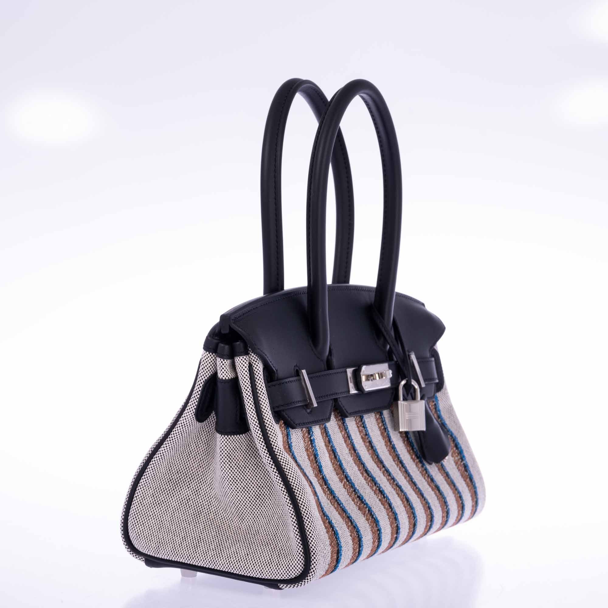 Hermès Birkin Shoulder Light 29 in Black Evercolor and Embroidered Toile Palladium Hardware、mySite、garminoutage.com