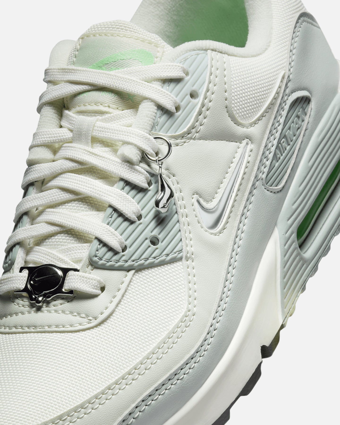 Nike Women's Air Max 90 SE Next Nature Molten Metal Sail/Metallic Silver、mySite、zt4zffjzw