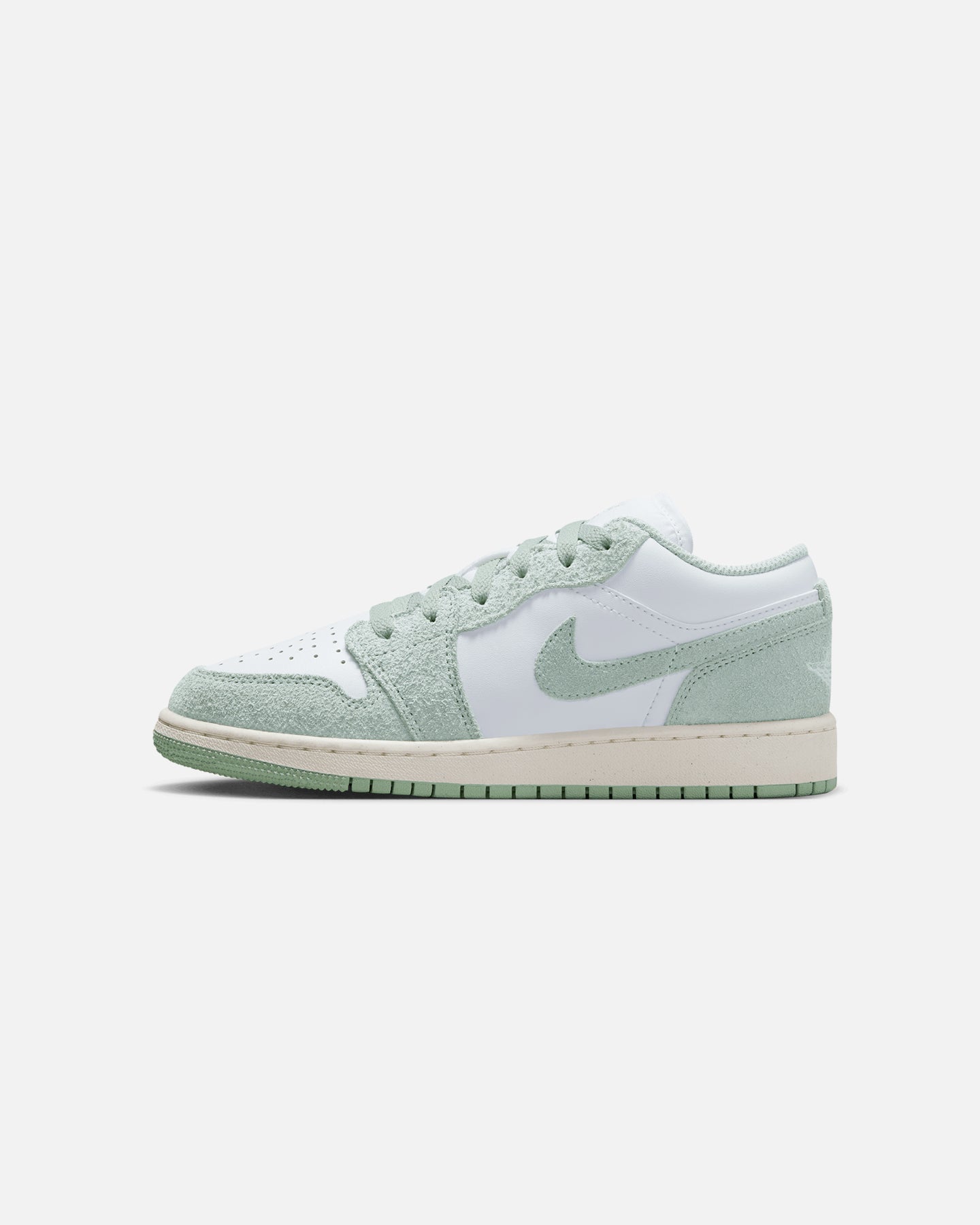 Jordan Kids' Air Jordan 1 Low SE (GS) White/Seafoam-Sail、mySite、zt4zffjzw