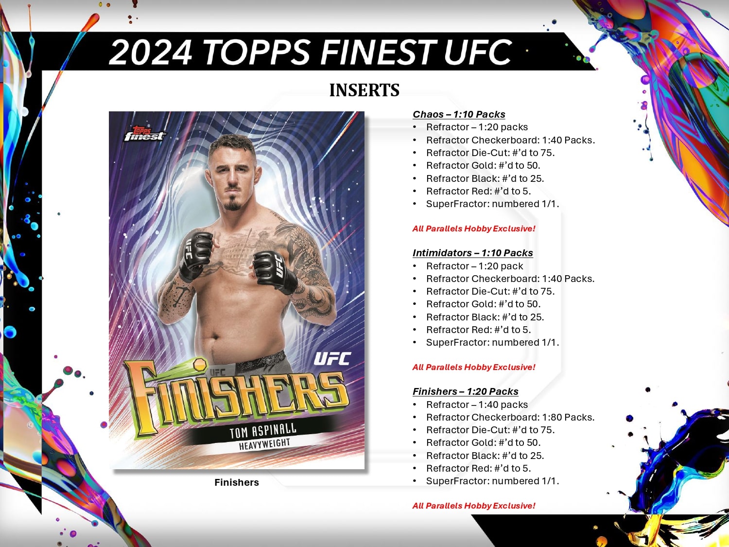 Topps Finest UFC 2024 - Hobby Box、mySite、waistdrama