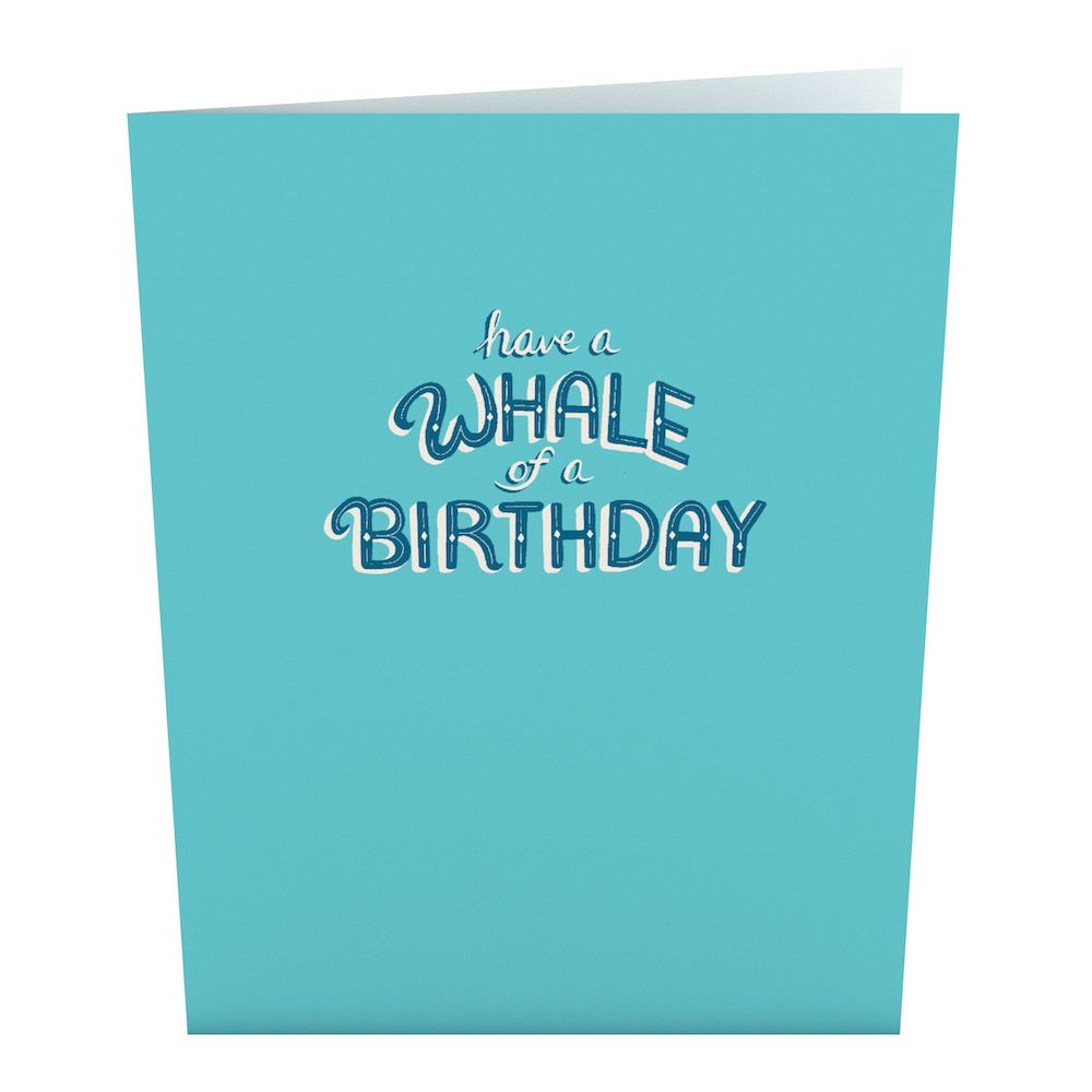 Whale of a Birthday: Paperpop® Card、mySite、solidvoid