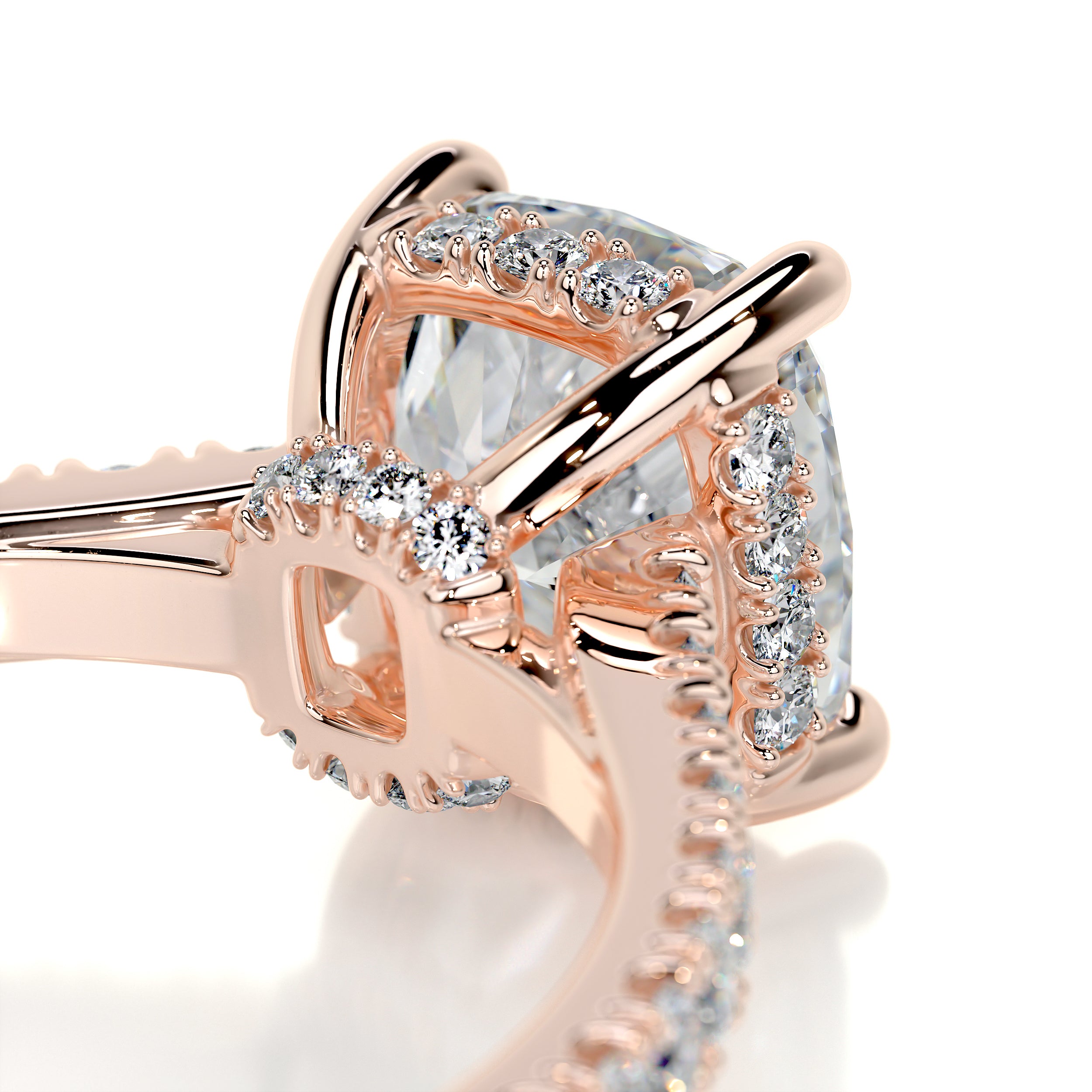 Cassandra Diamond Engagement Ring -14K Rose Gold、mySite、hinf8tx79
