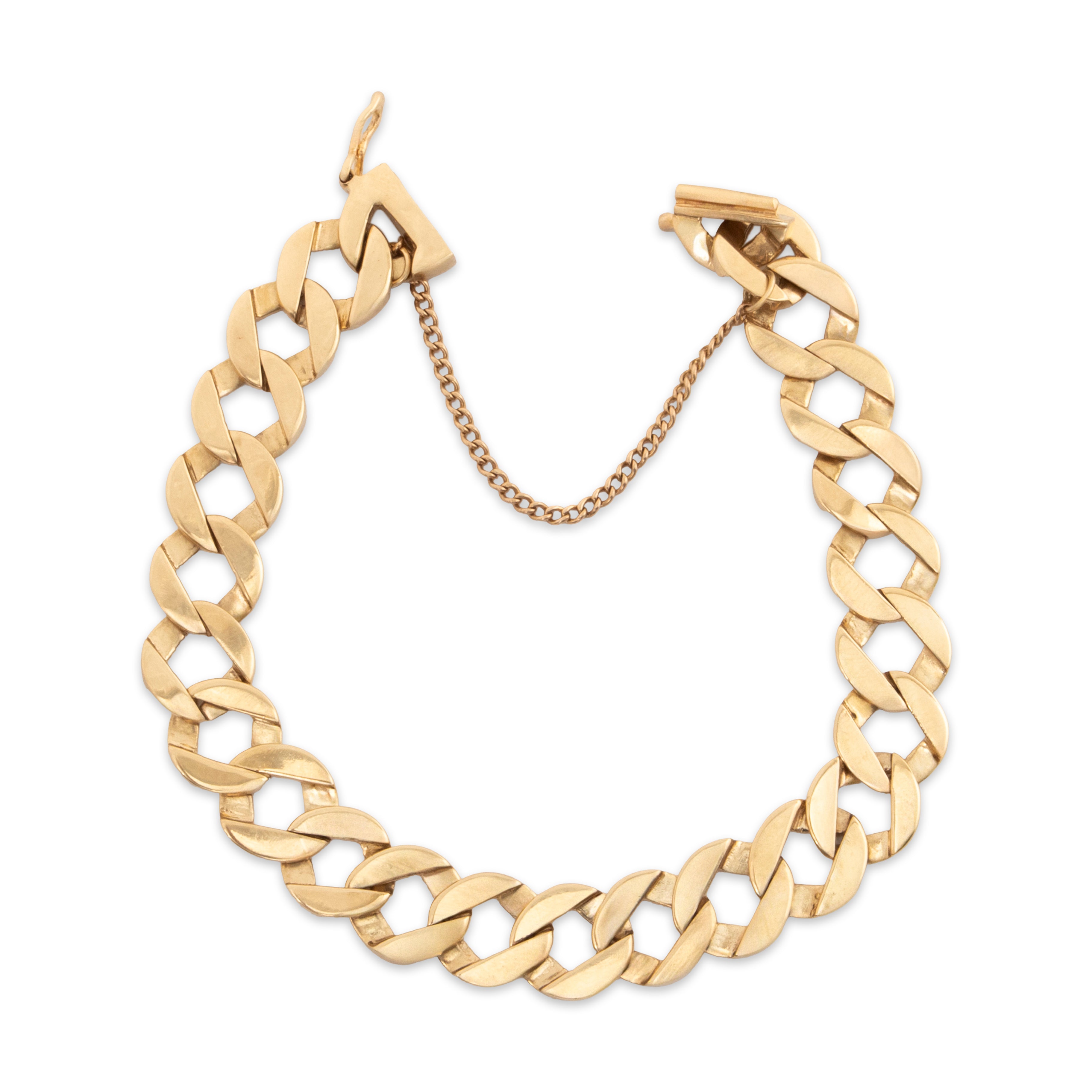 Vintage Gucci 14k Yellow Gold Circular Curb Link Bracelet 7.25、mySite、hinf8tx79