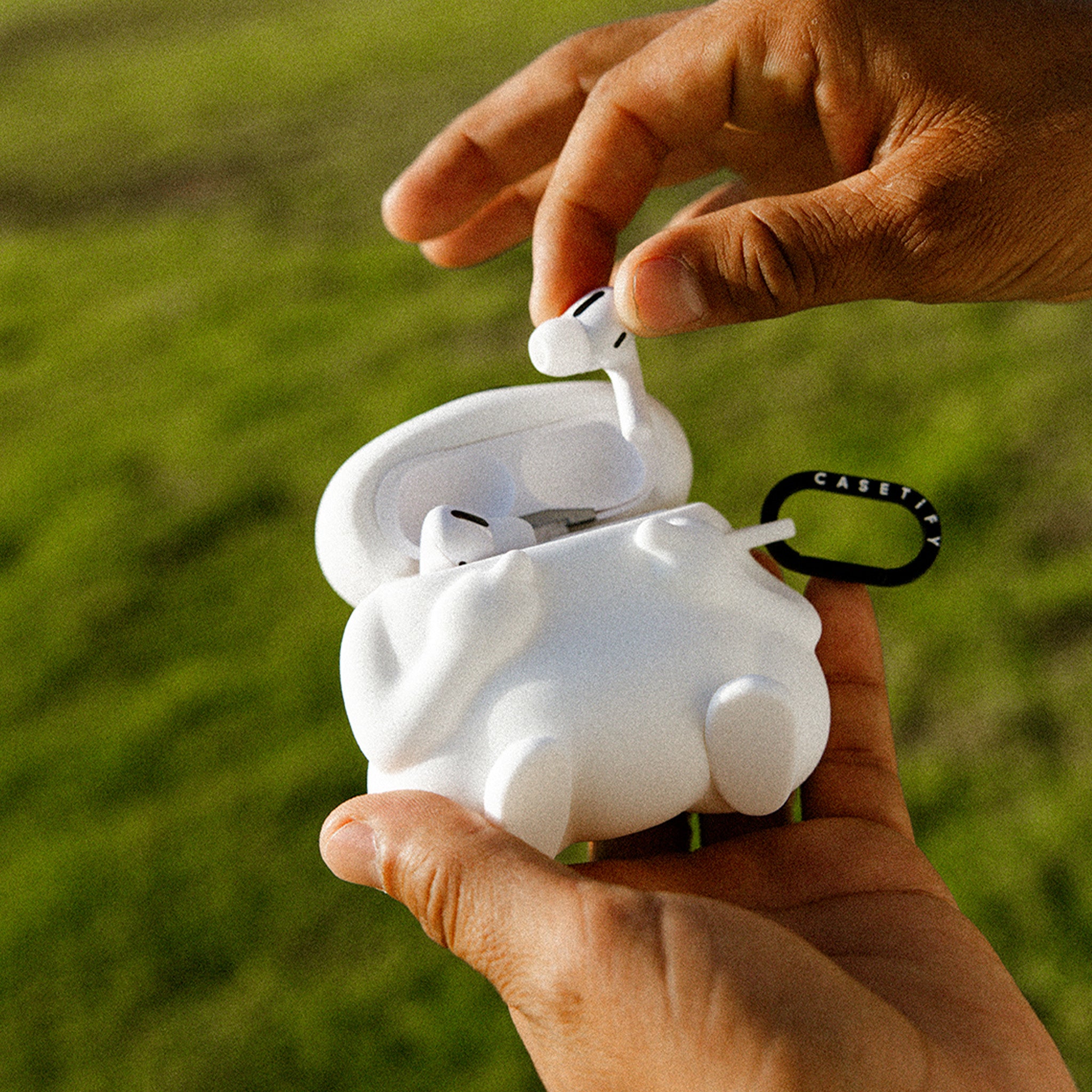  CASETiFY x Ripndip Lord Nermal 3D Airpods Pro Case (White)、mySite、merchandisen