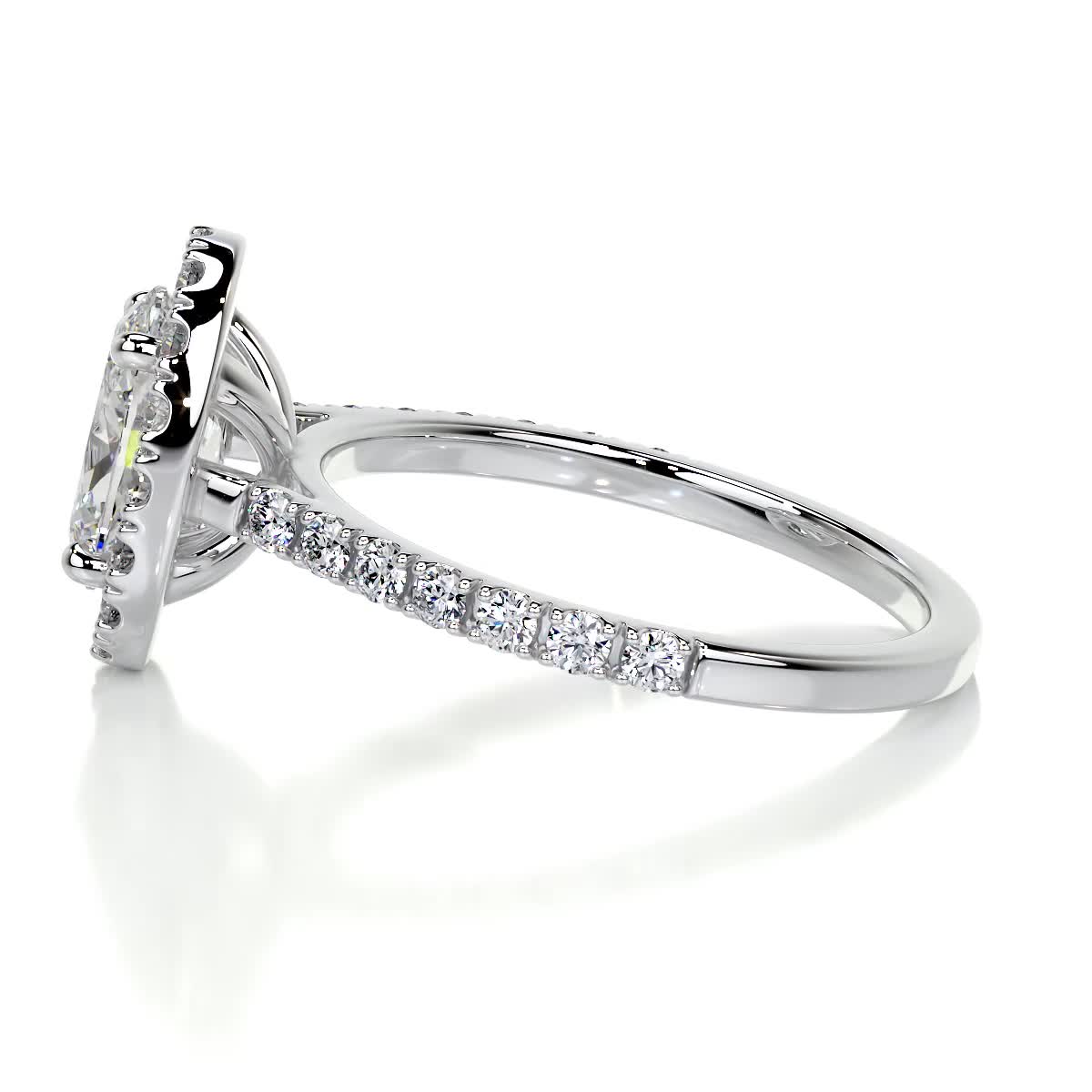 Maria Lab Grown Diamond Ring - 18K White Gold、mySite、hinf8tx79