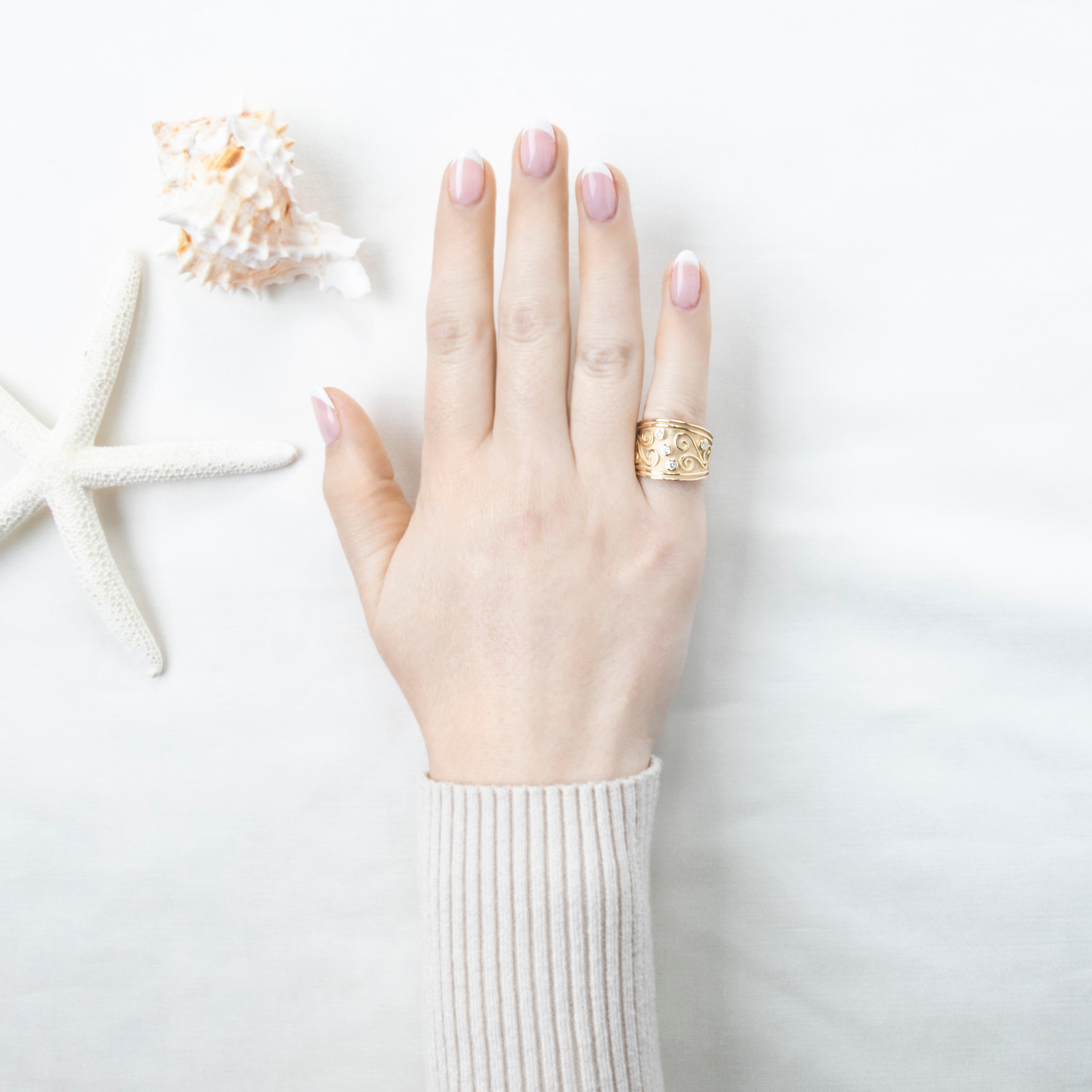 Vintage Wide 14k Yellow Gold .22cttw Diamond Brushed Bezel Band Ring 6.75、mySite、hinf8tx79