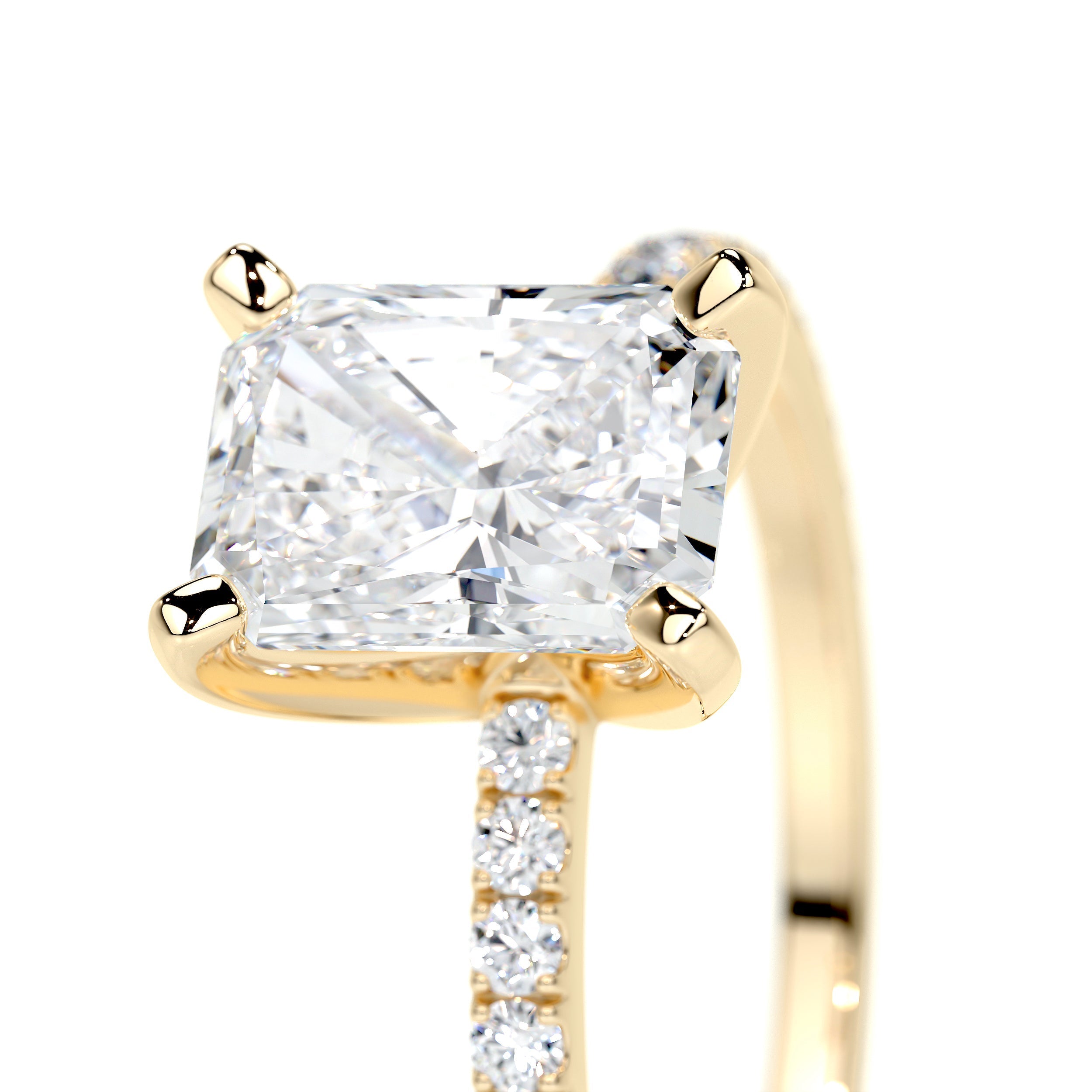 Audrey Lab Grown Diamond Ring -18K Yellow Gold (RTS)、mySite、hinf8tx79