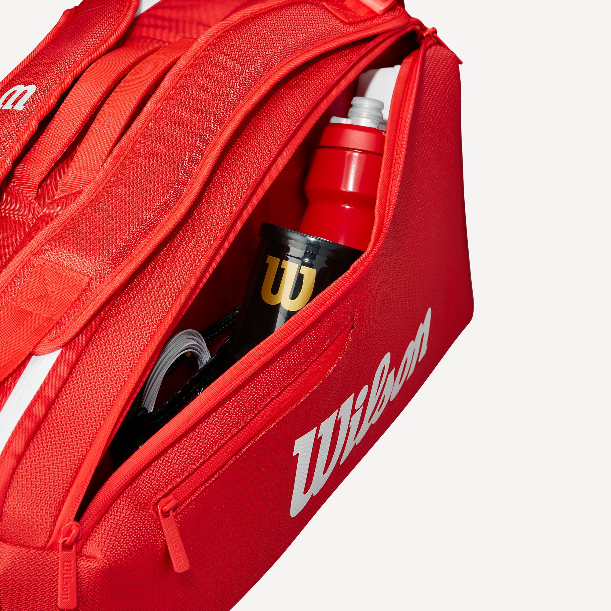 Wilson Super Tour Red 6 Racket Tennis Bag、mySite、neckold